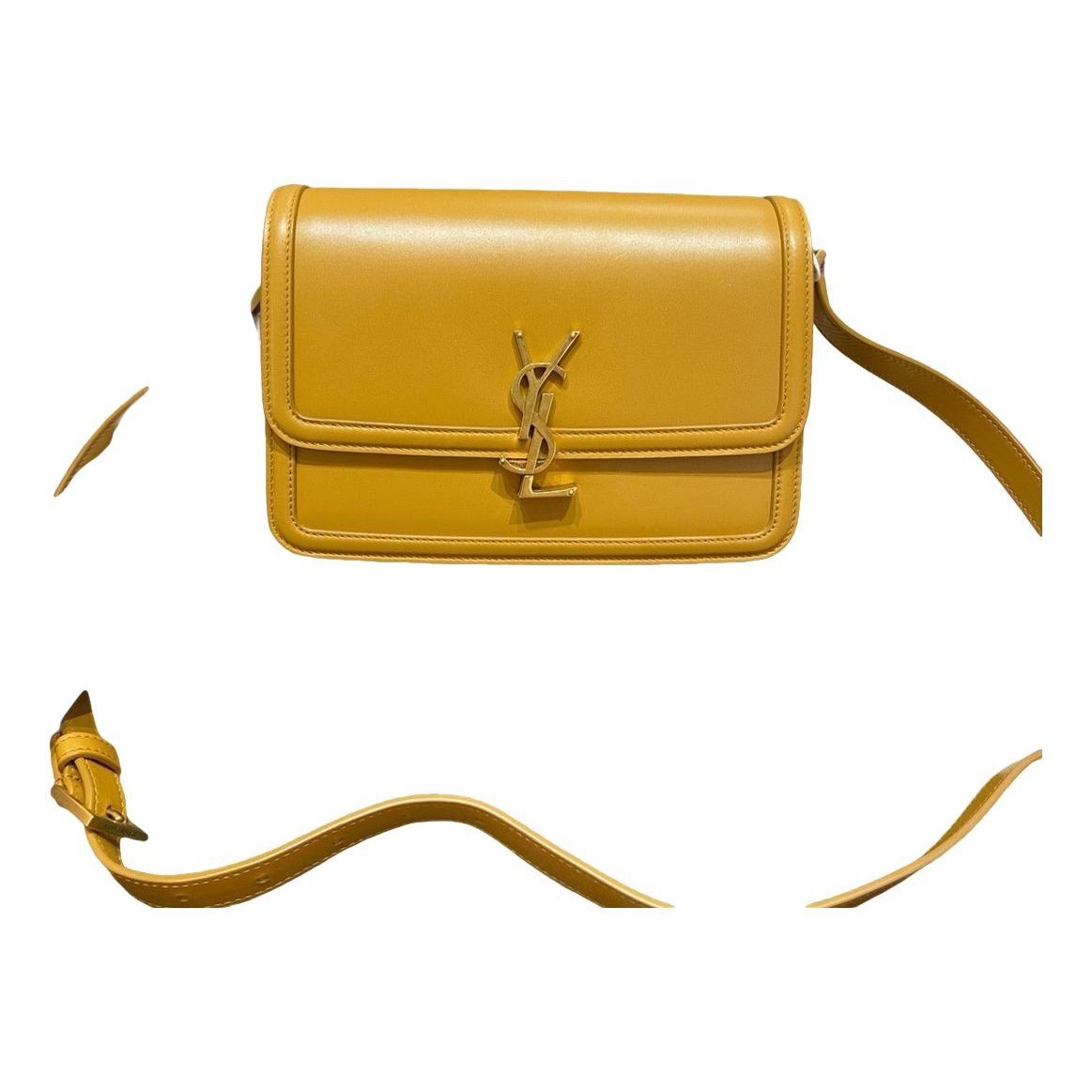 Solférino leather handbag