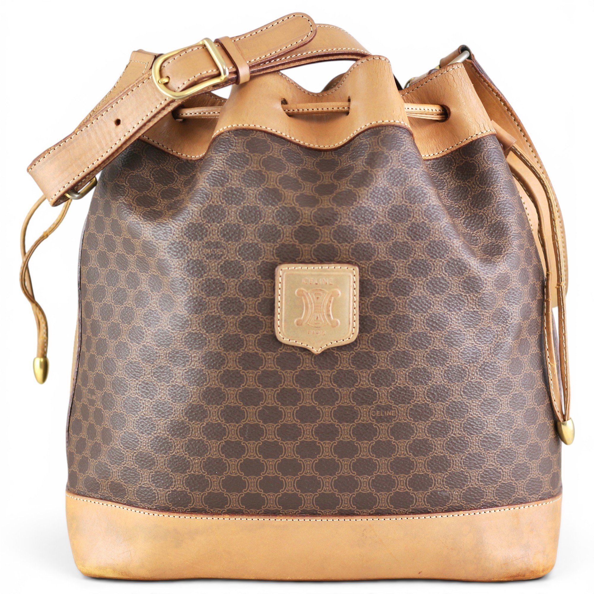 SAC SEAU leather handbag