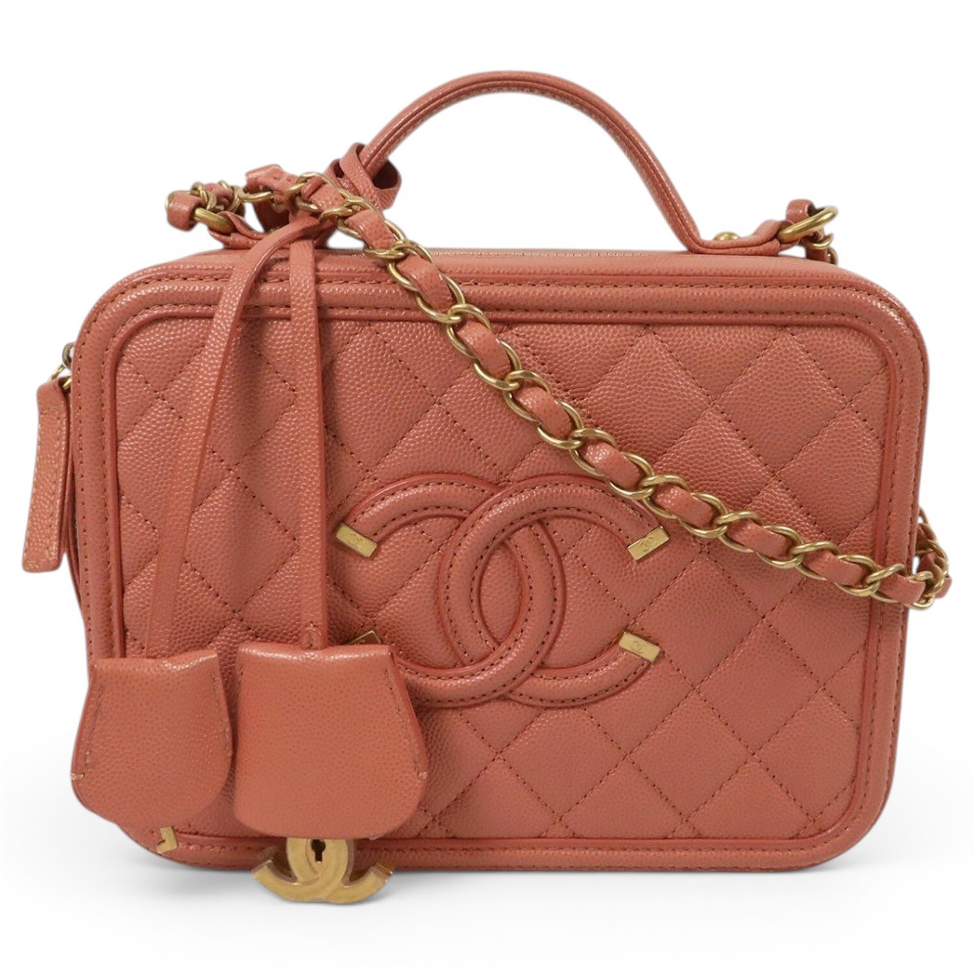 Vanity leather mini bag