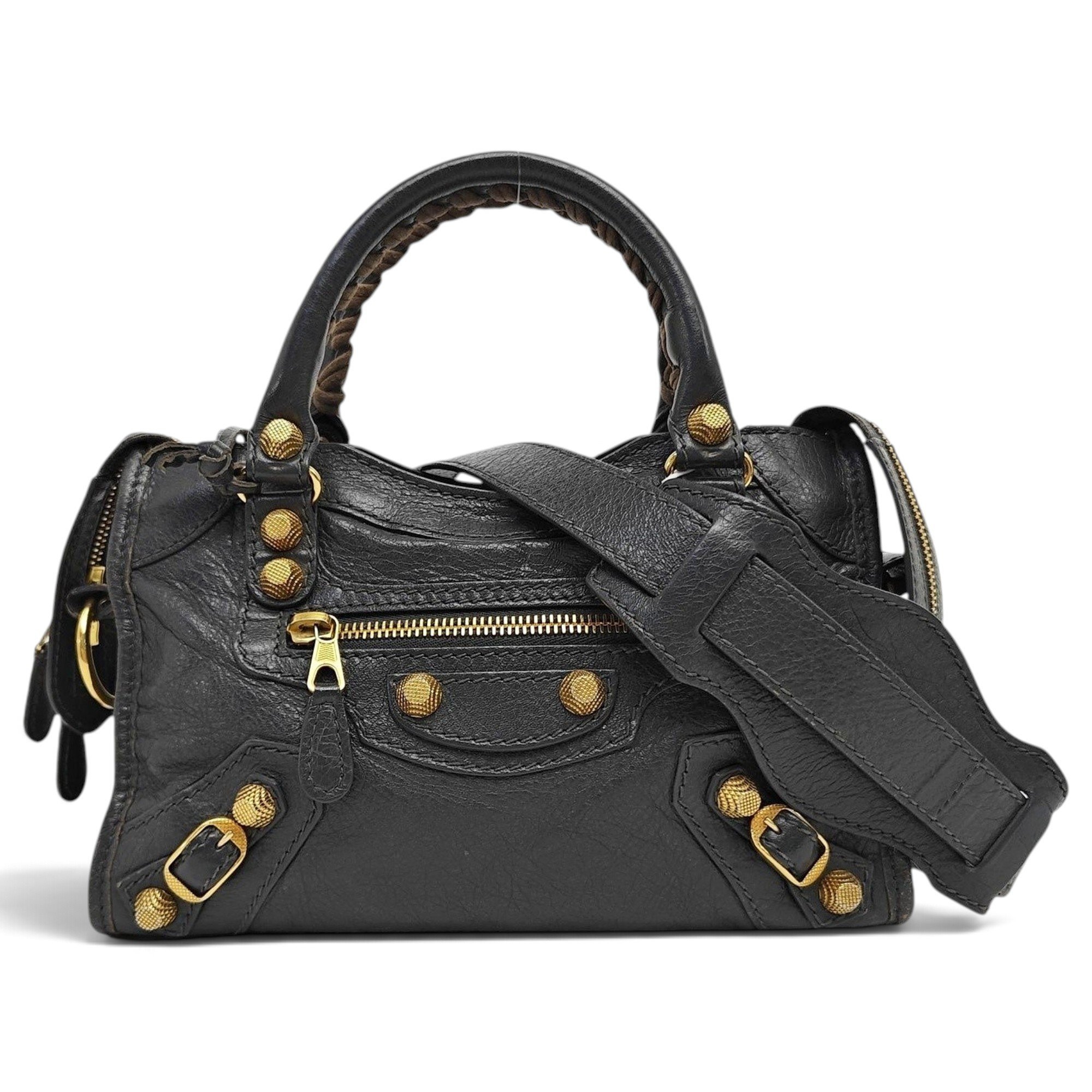 Leather handbag