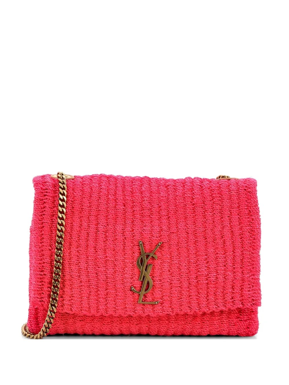 Classic Monogram Crossbody Bag Raffia shoulder bag