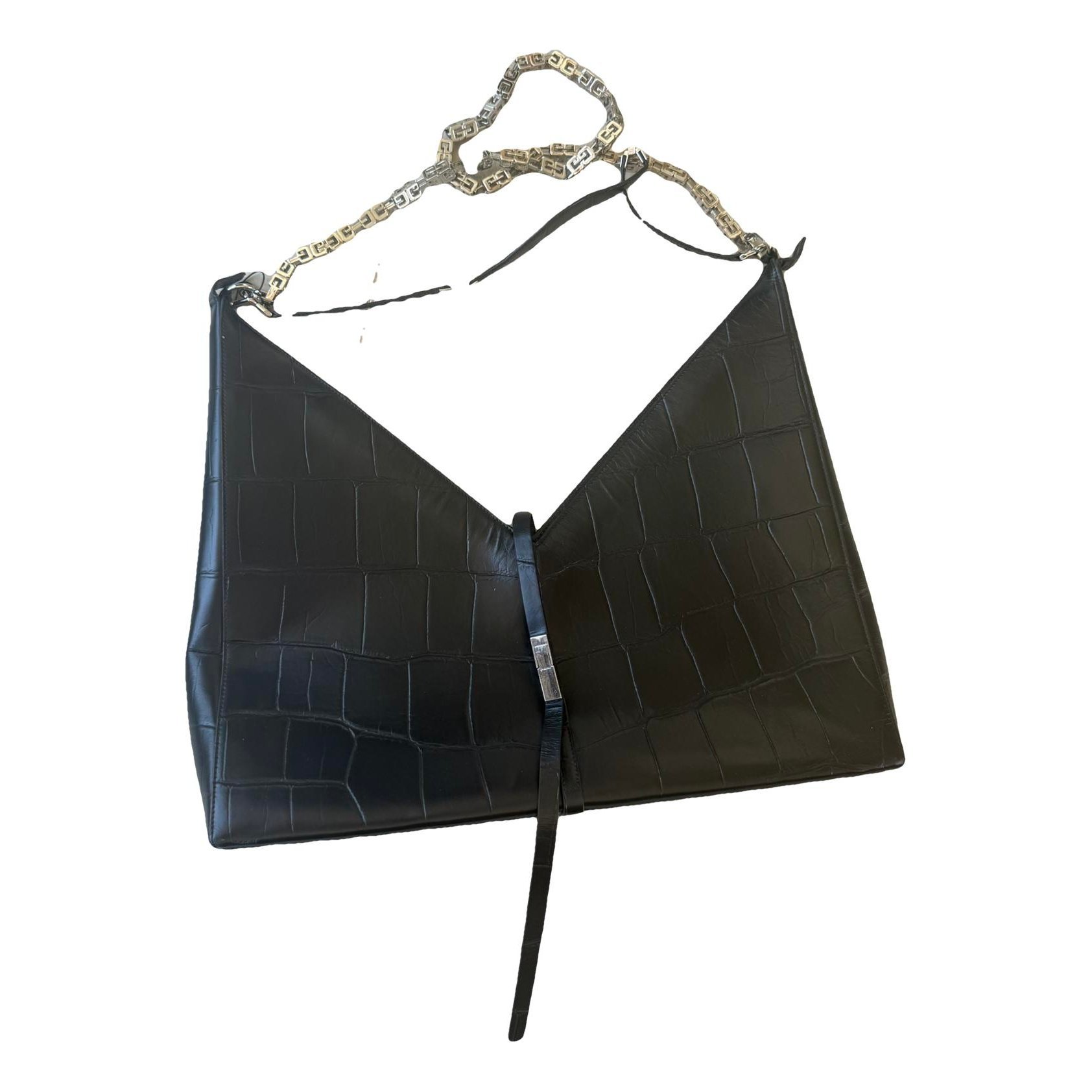 Cut Out leather handbag