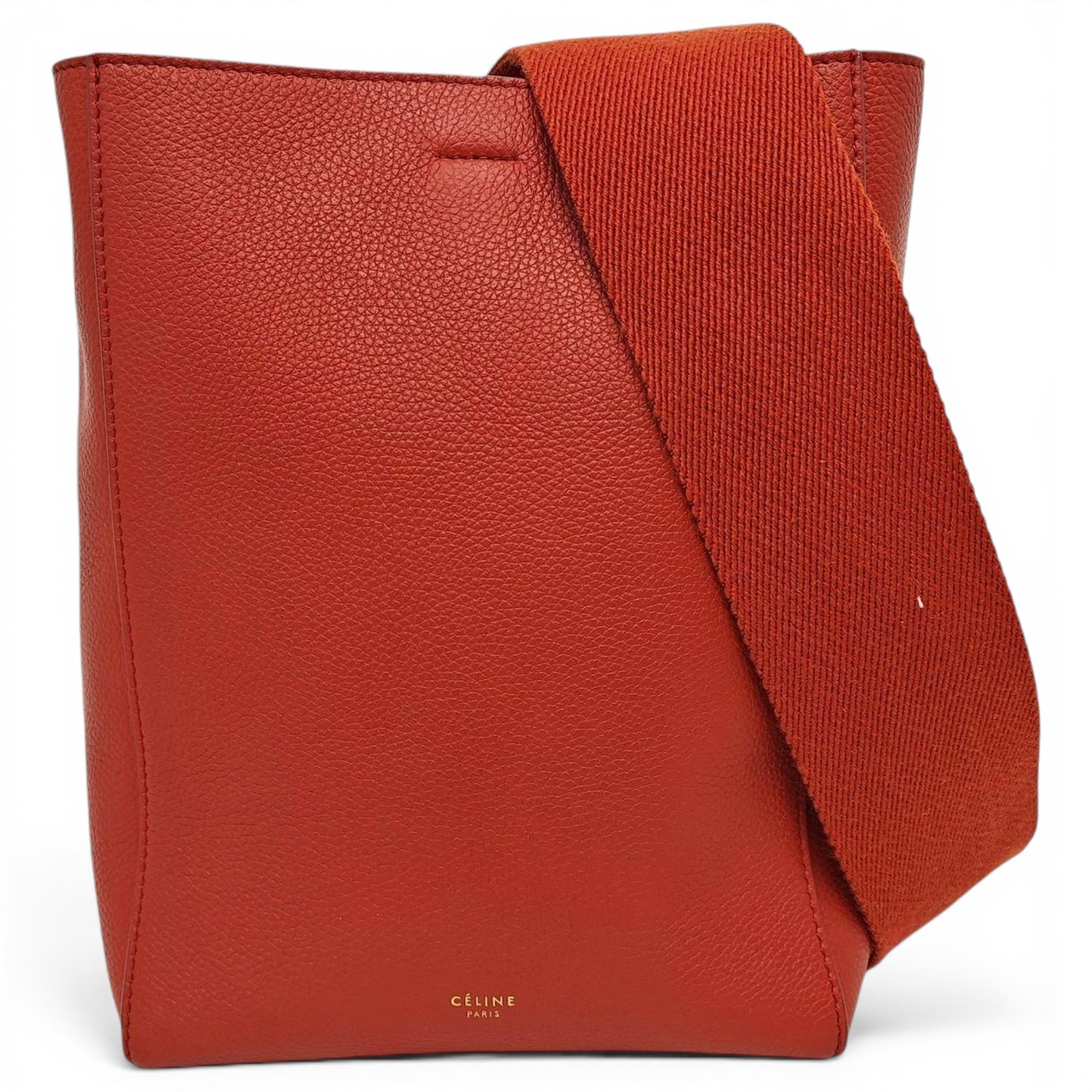 Seau Sangle leather handbag