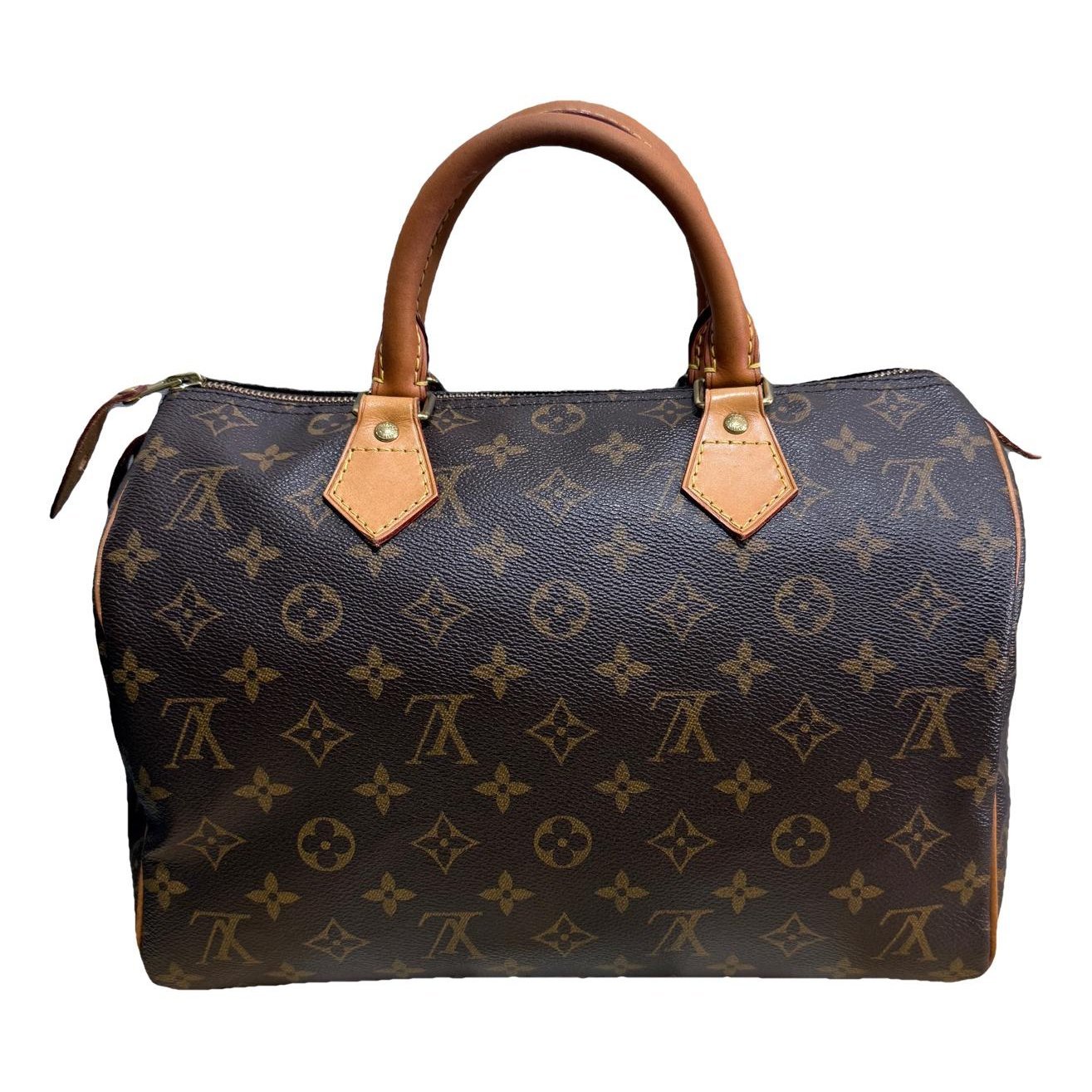Speedy leather handbag