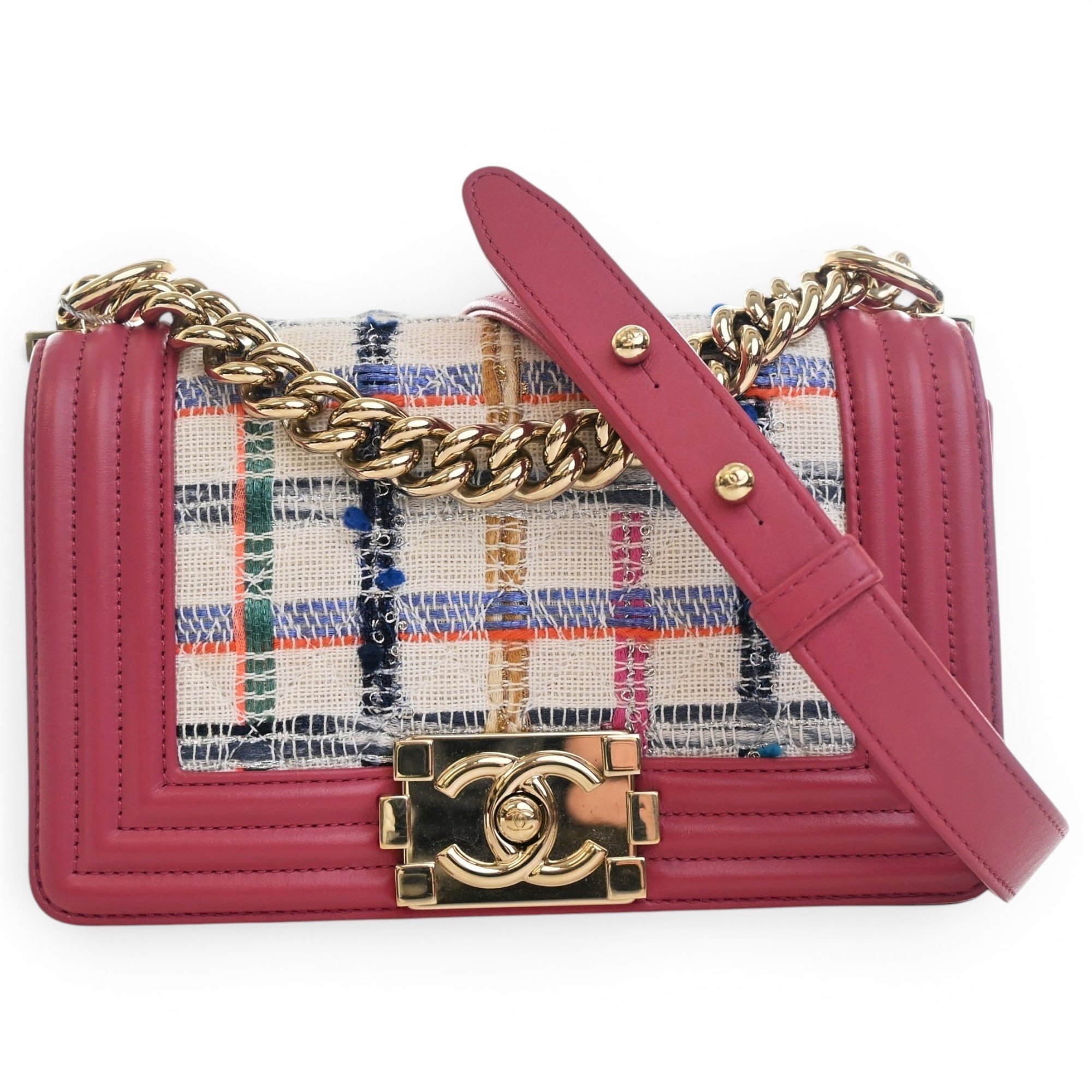 Boy tweed crossbody bag