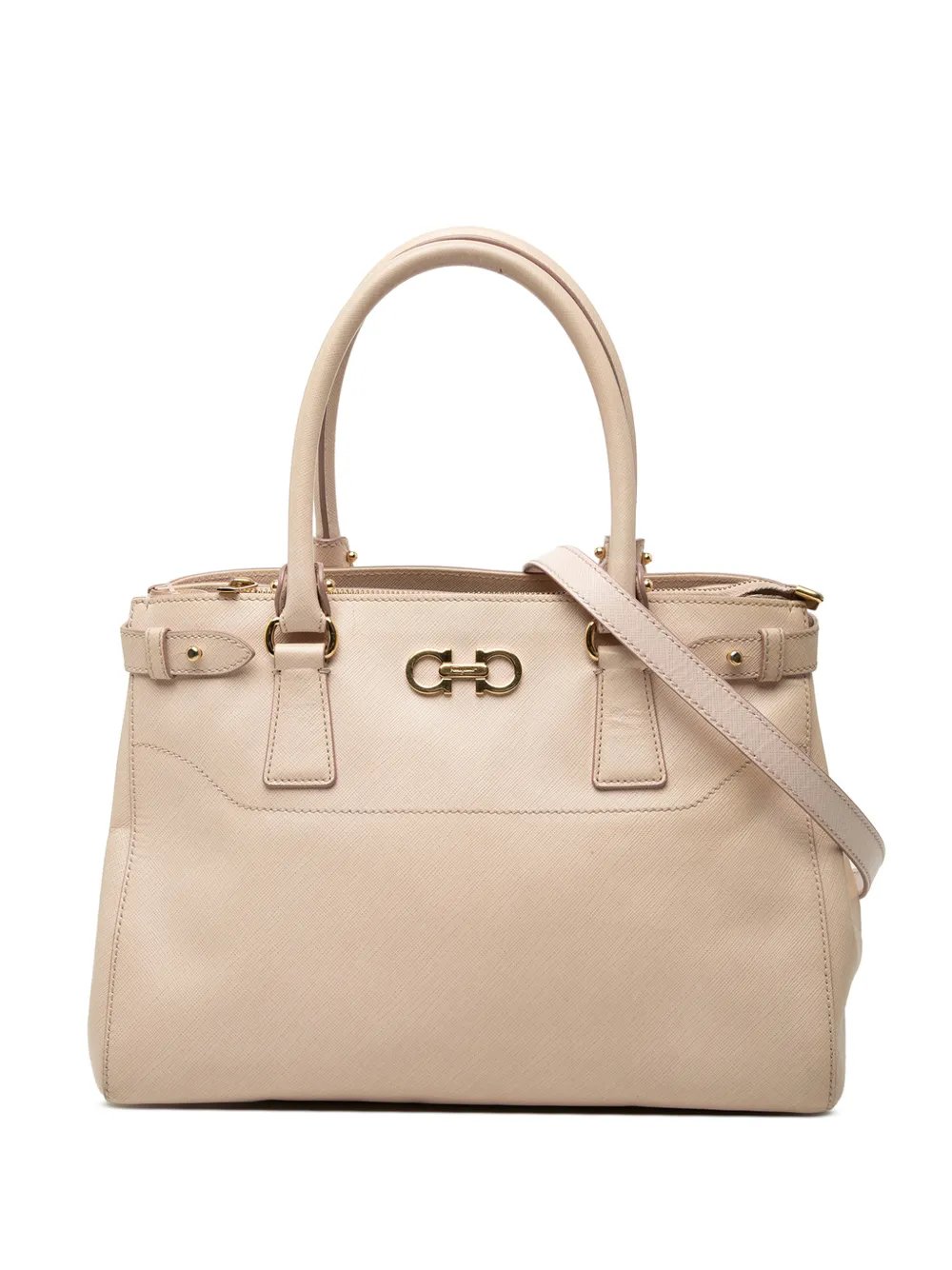 2021 Medium Leather Gancini Beky satchel