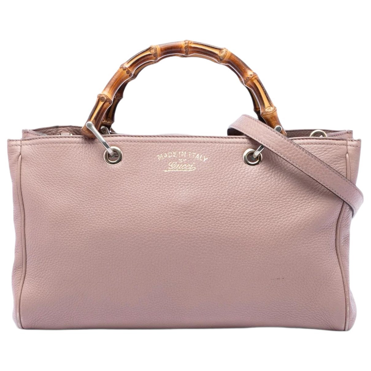 Bamboo leather satchel