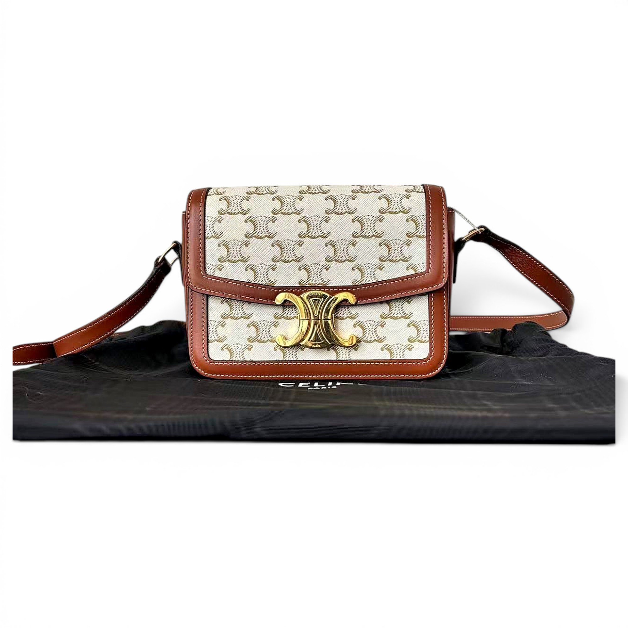 Triomphe cloth handbag