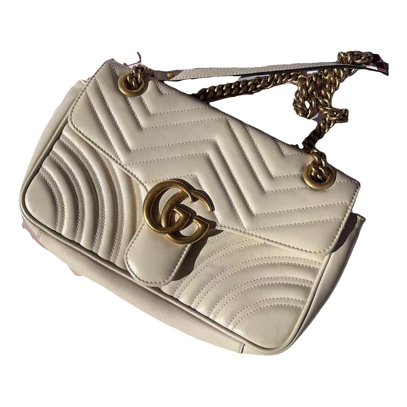 GG Marmont Flap leather crossbody bag