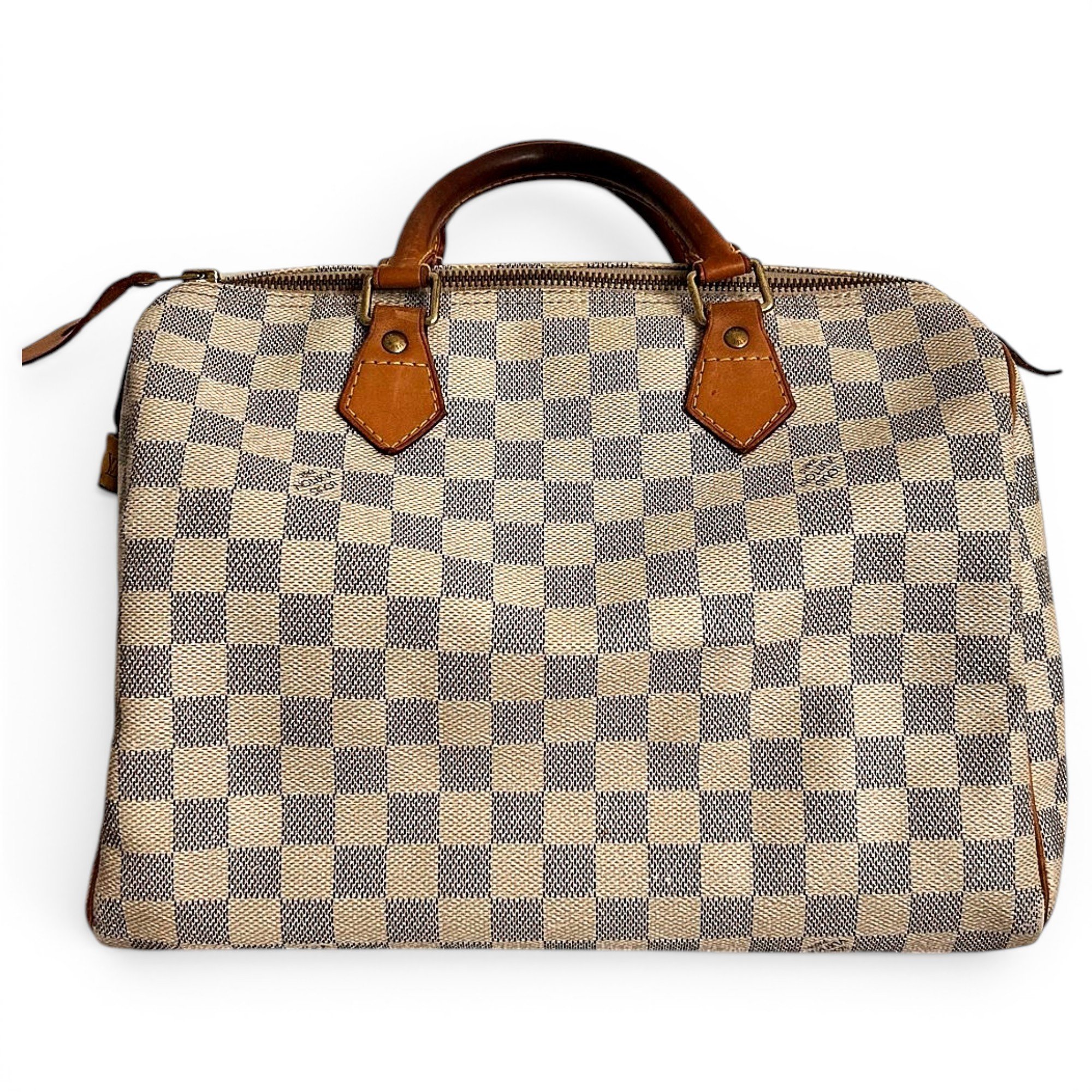 Speedy leather handbag