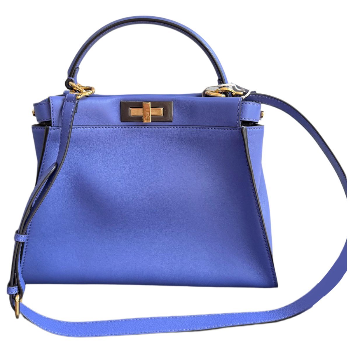 Peekaboo leather handbag