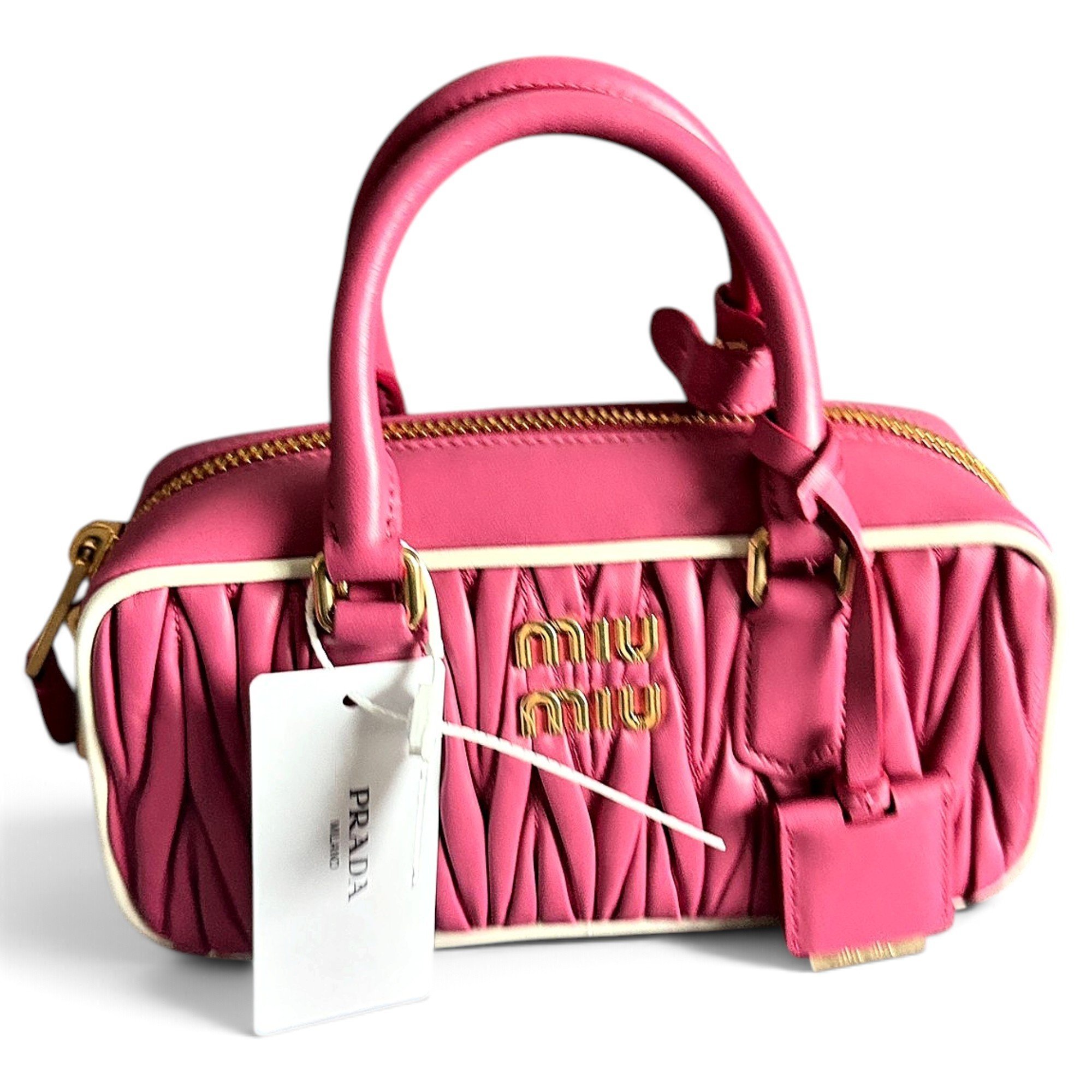 Miu Miu Arcadie leather handbag