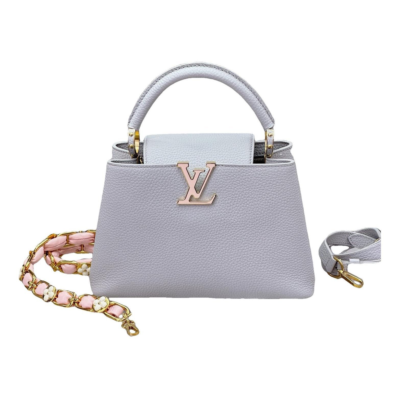 Capucines leather handbag