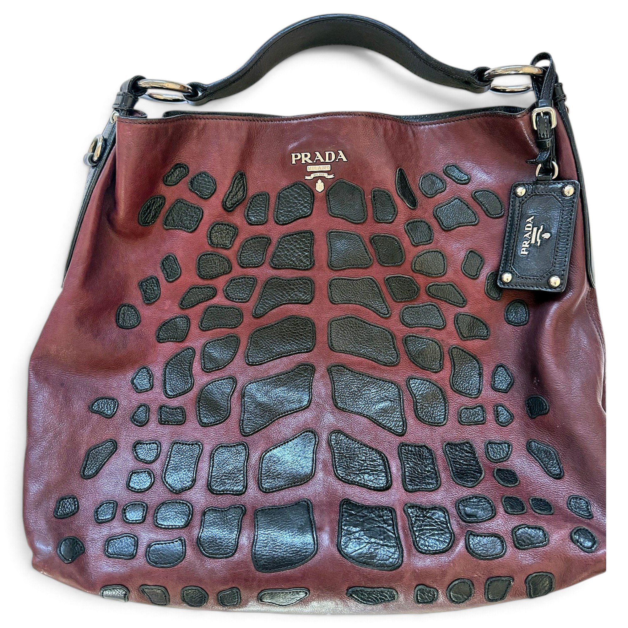 Leather handbag