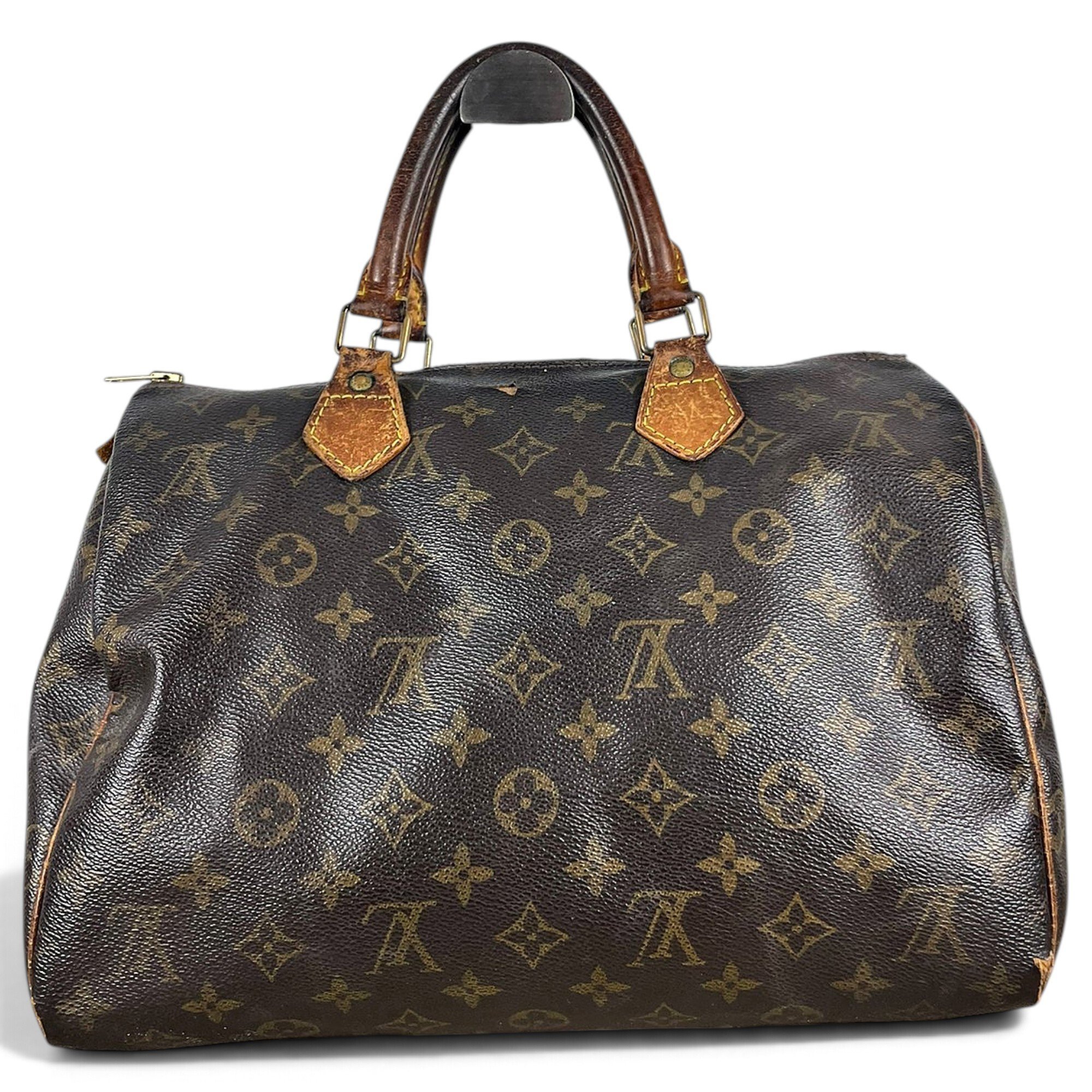 Speedy leather handbag