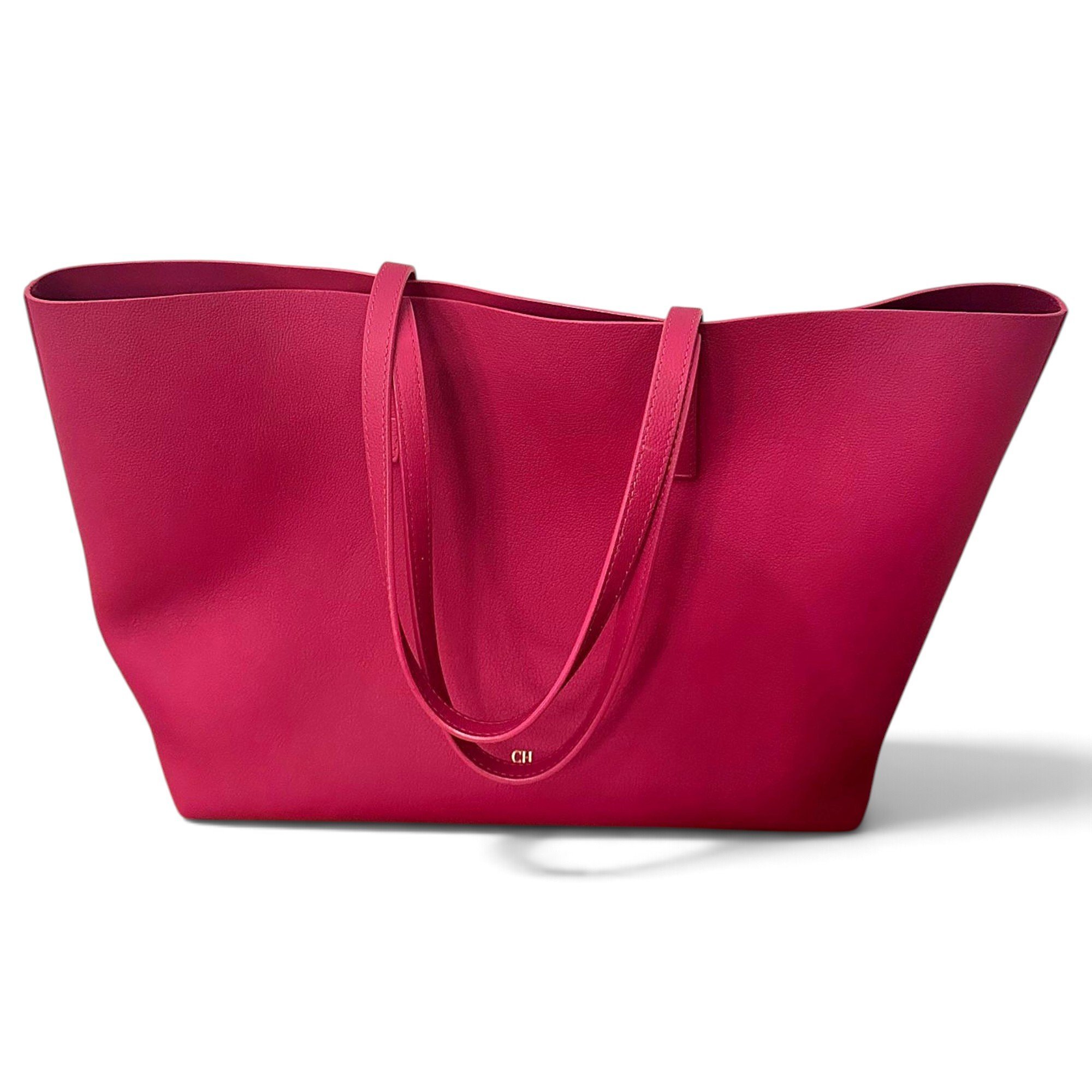 Leather tote