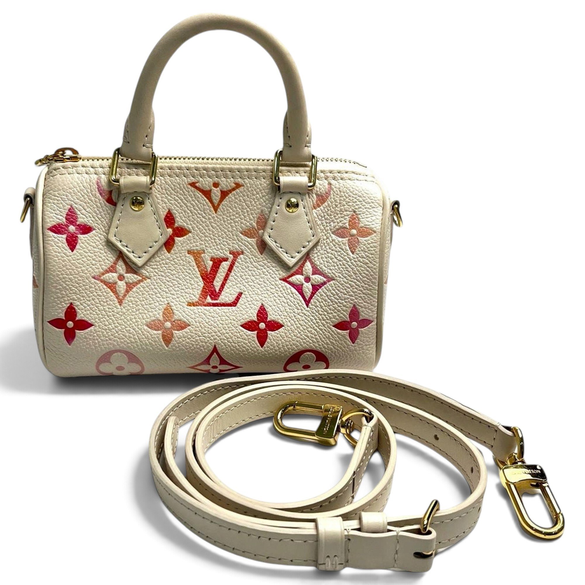 Speedy leather handbag