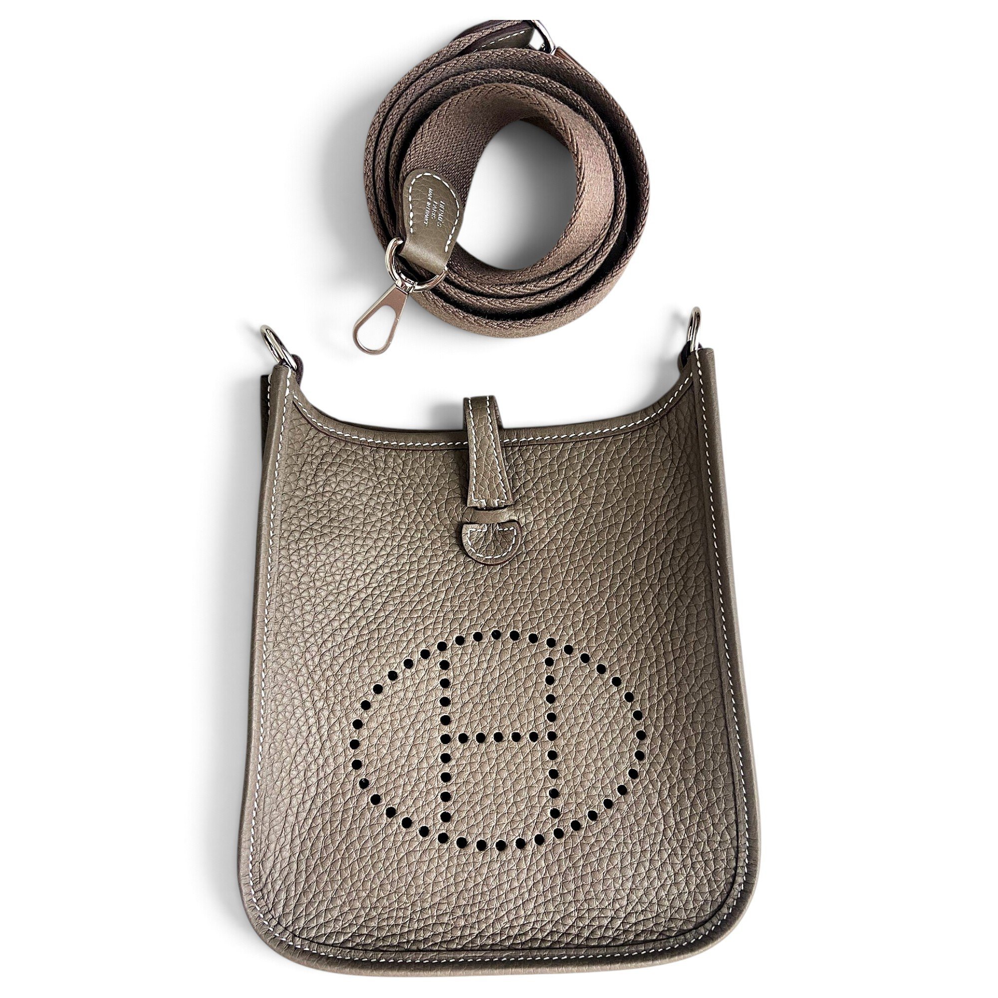 Mini Evelyne leather handbag