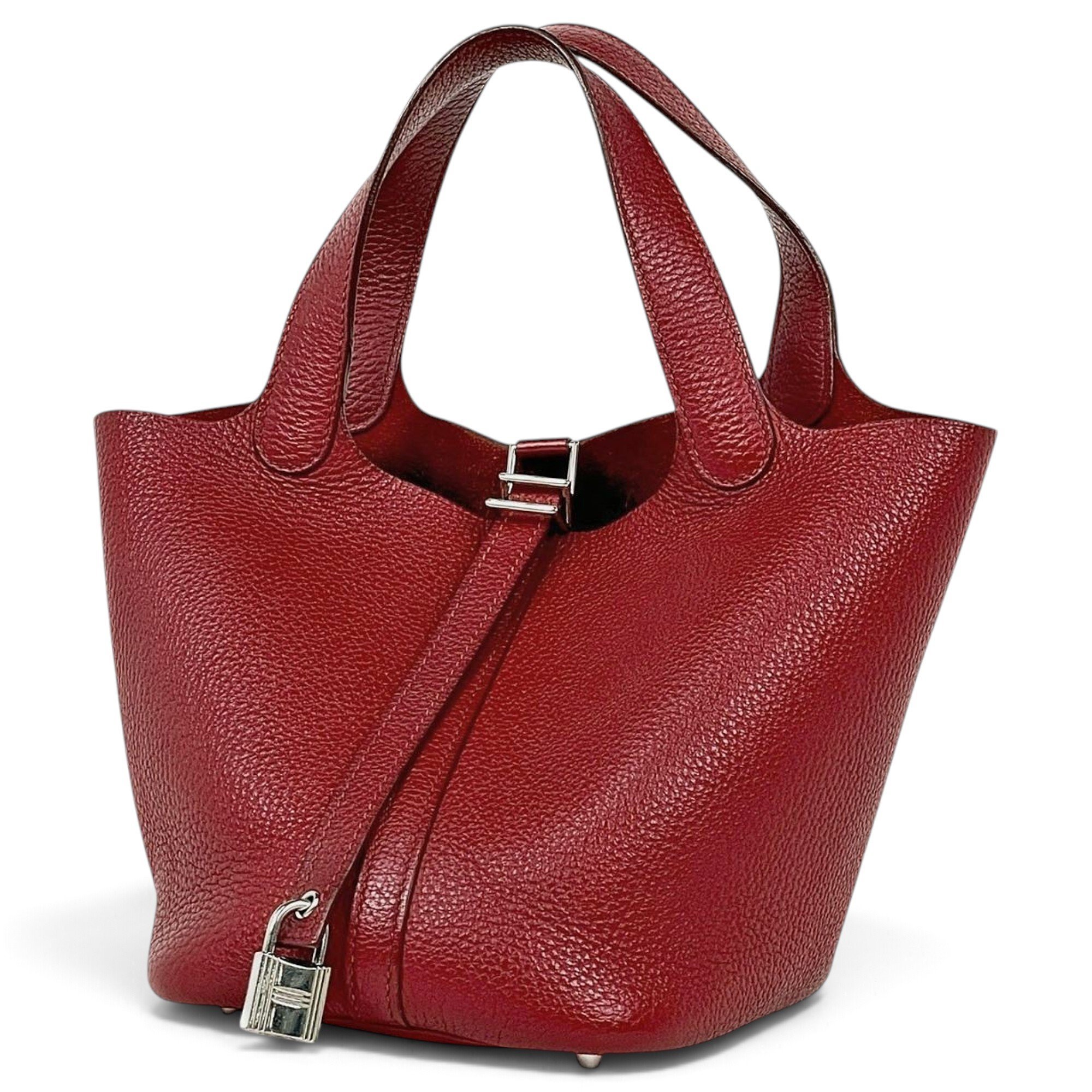 Picotin leather handbag