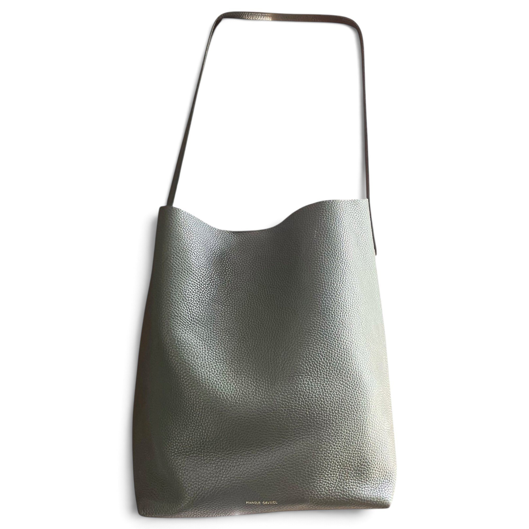 Leather tote