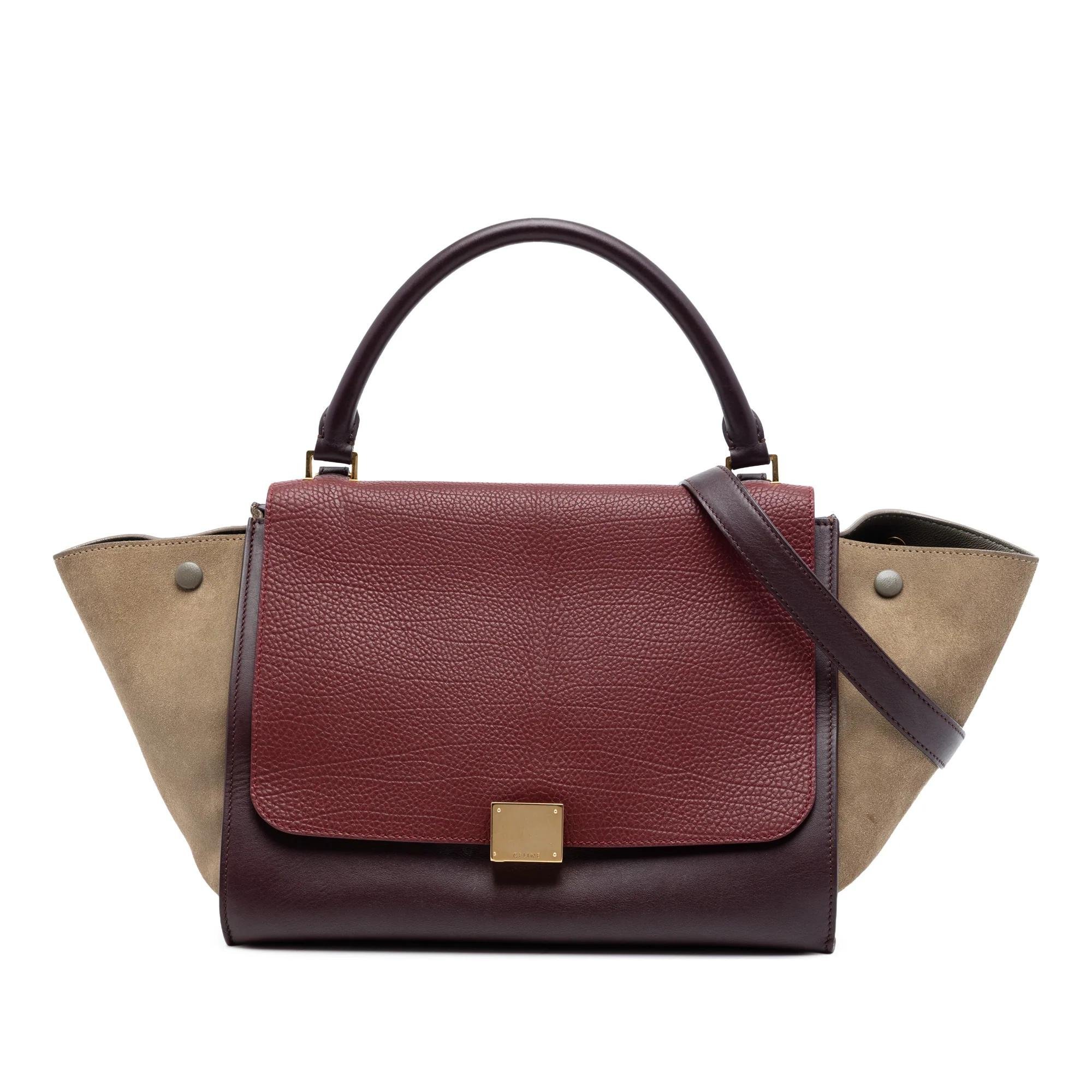 Trapèze pony-style calfskin handbag
