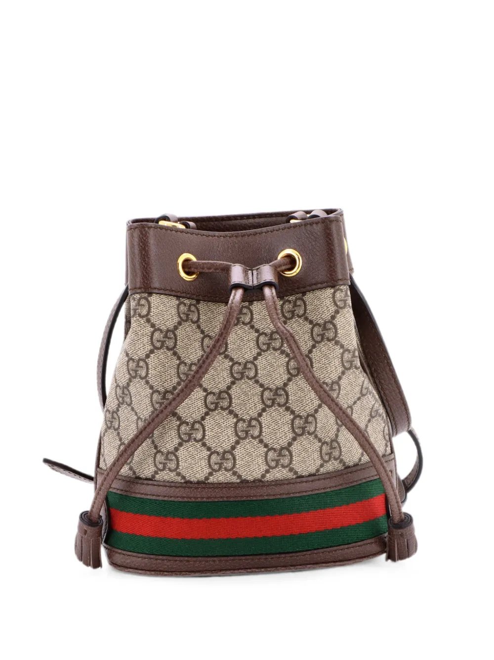 Ophidia GG Coated Canvas Mini bucket bag