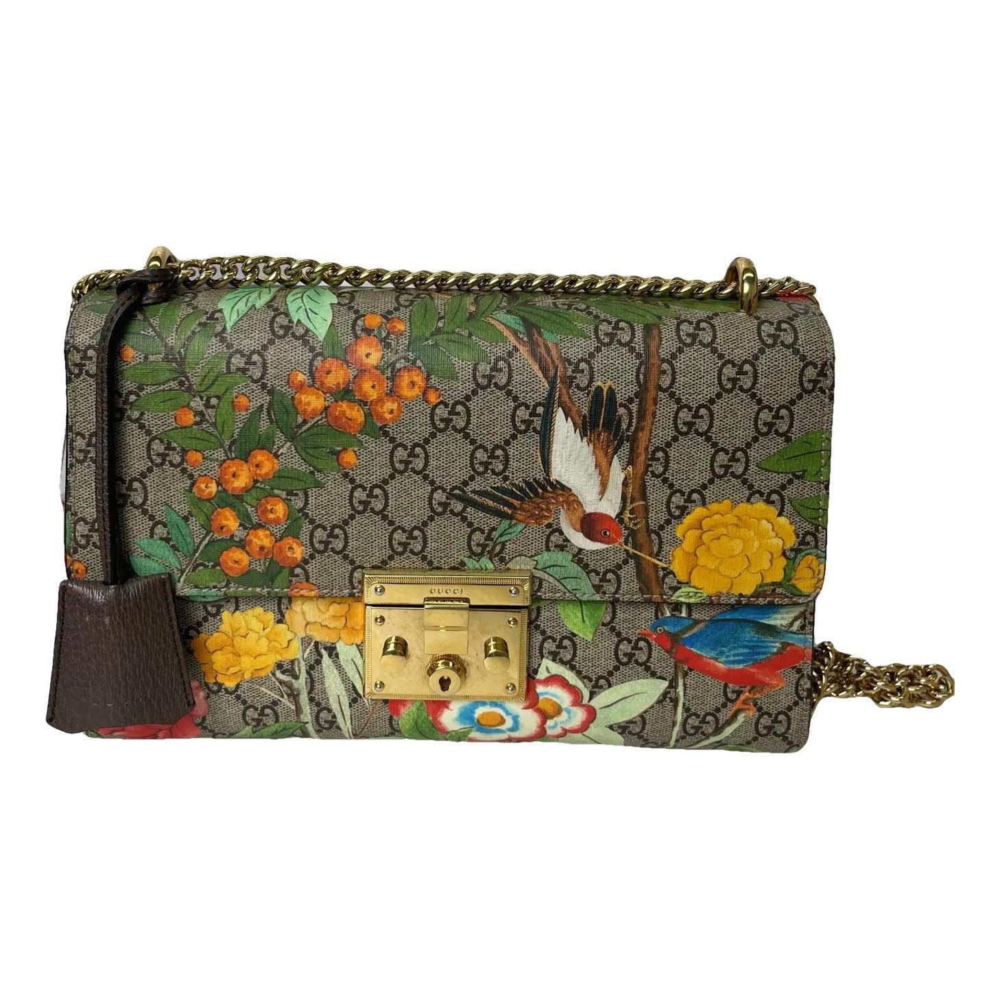 Padlock vinyl handbag
