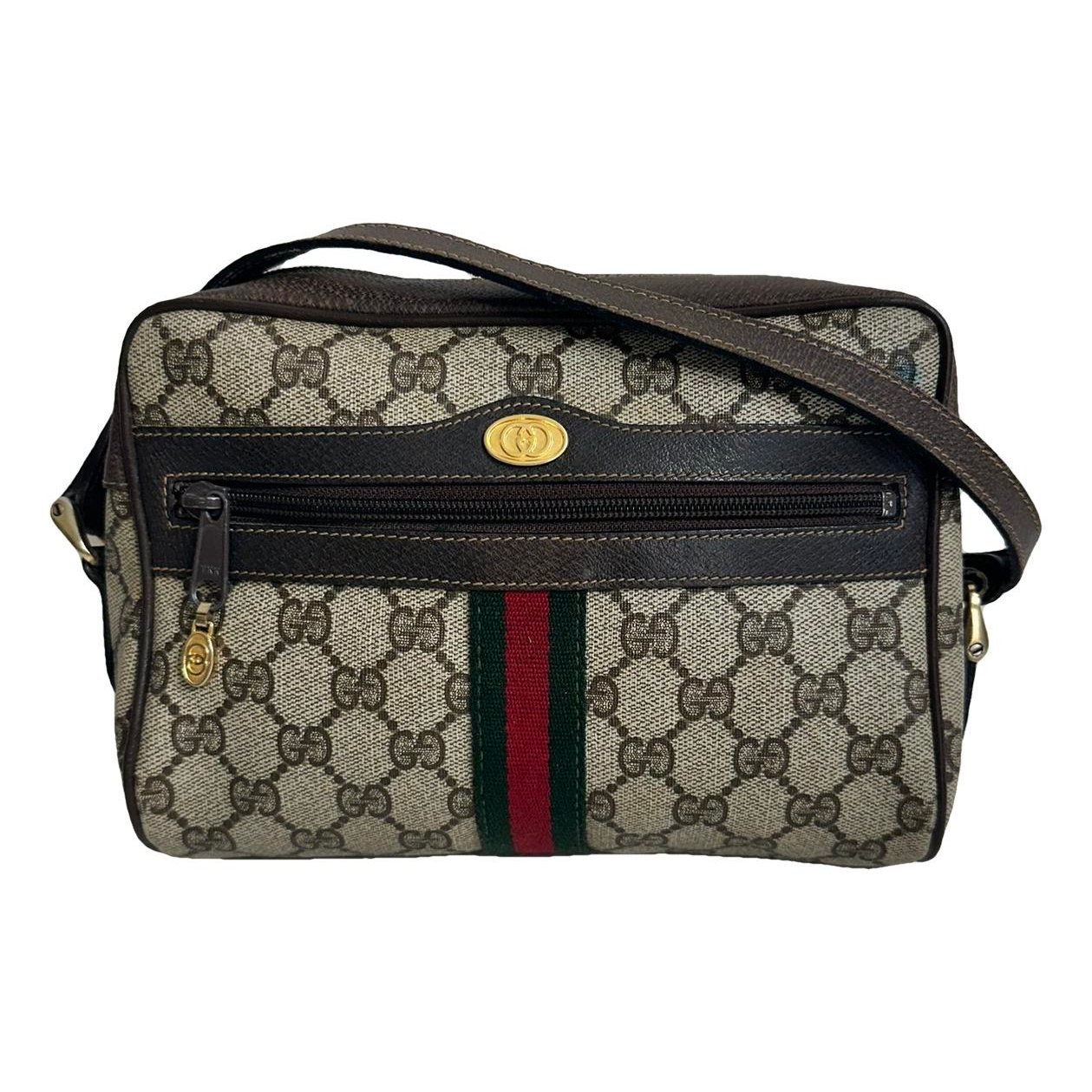 Ophidia vinyl crossbody bag