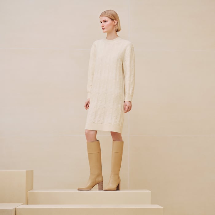 Blanc Naturel Oversized Sweater Dress