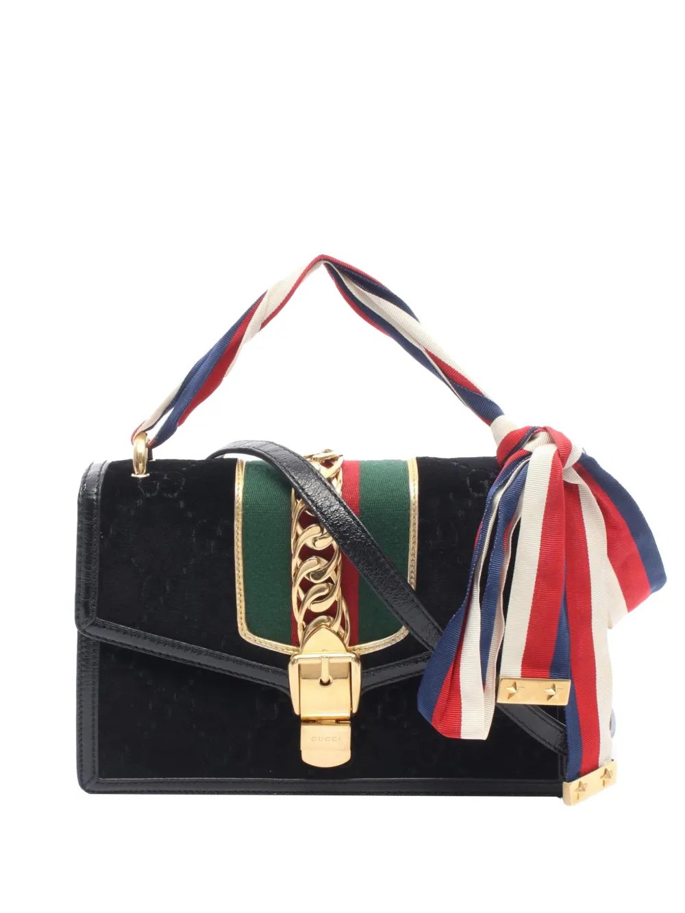 2016-2026 Small GG Velvet Sylvie crossbody bag