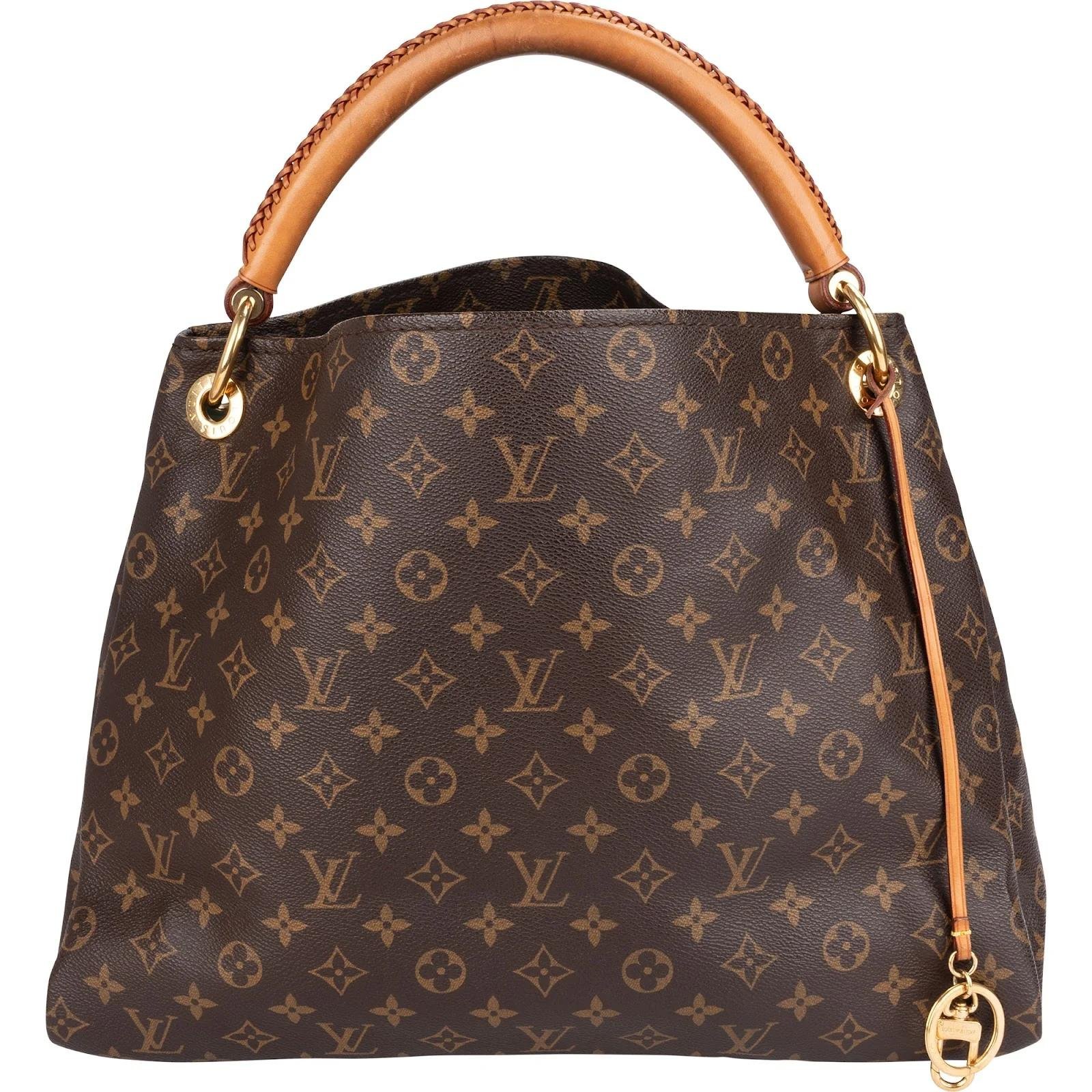 Artsy leather handbag