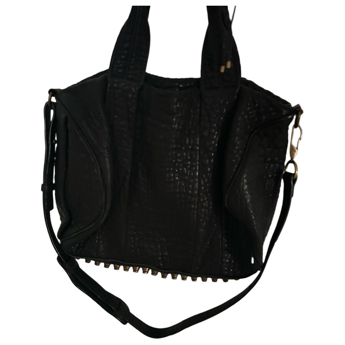 Rocco leather satchel