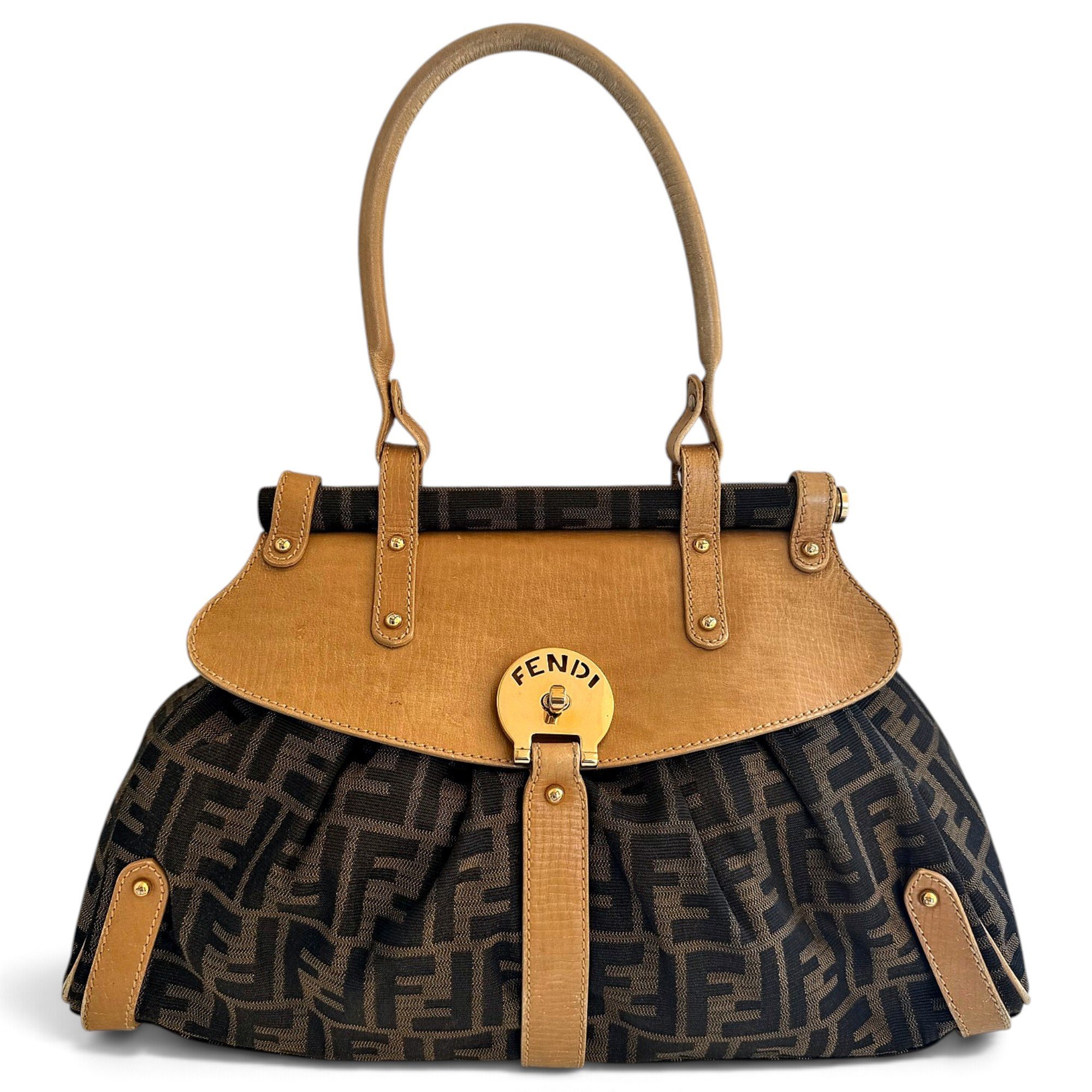 Leather handbag