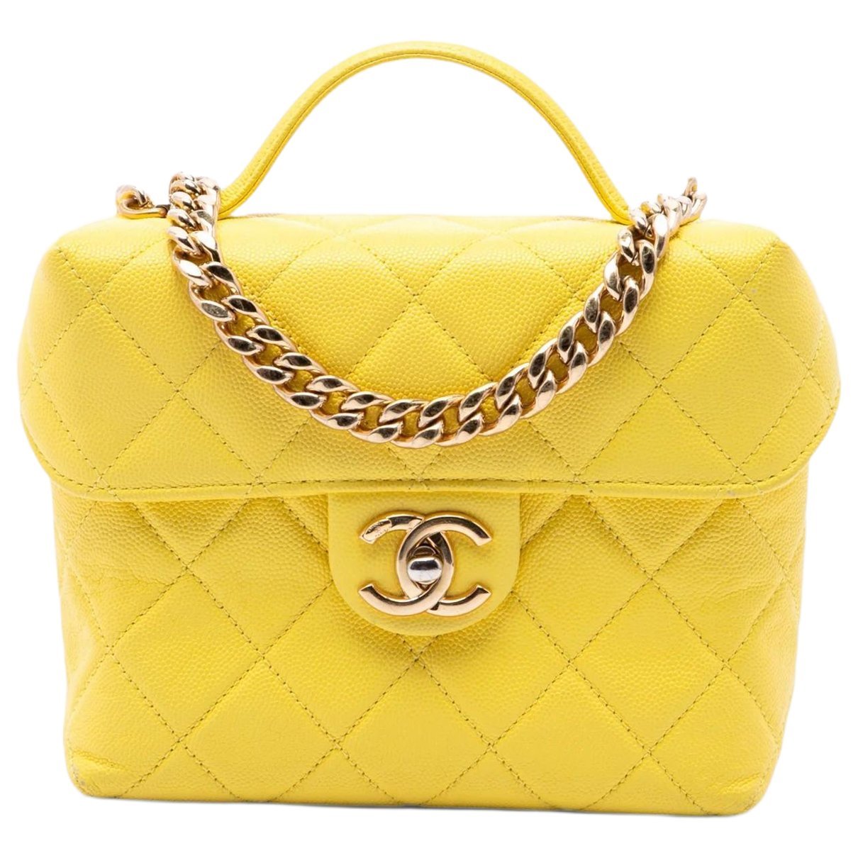 Vanity leather satchel