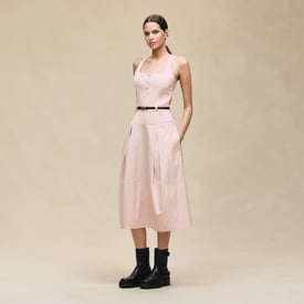 Robe mi-longue