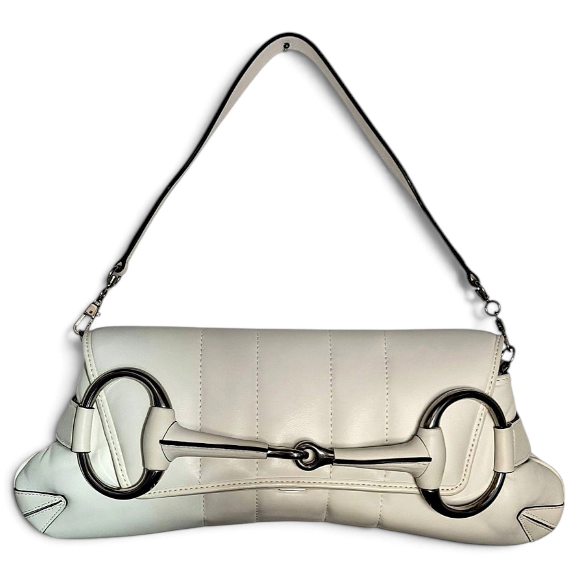 Horsebit Chain leather handbag