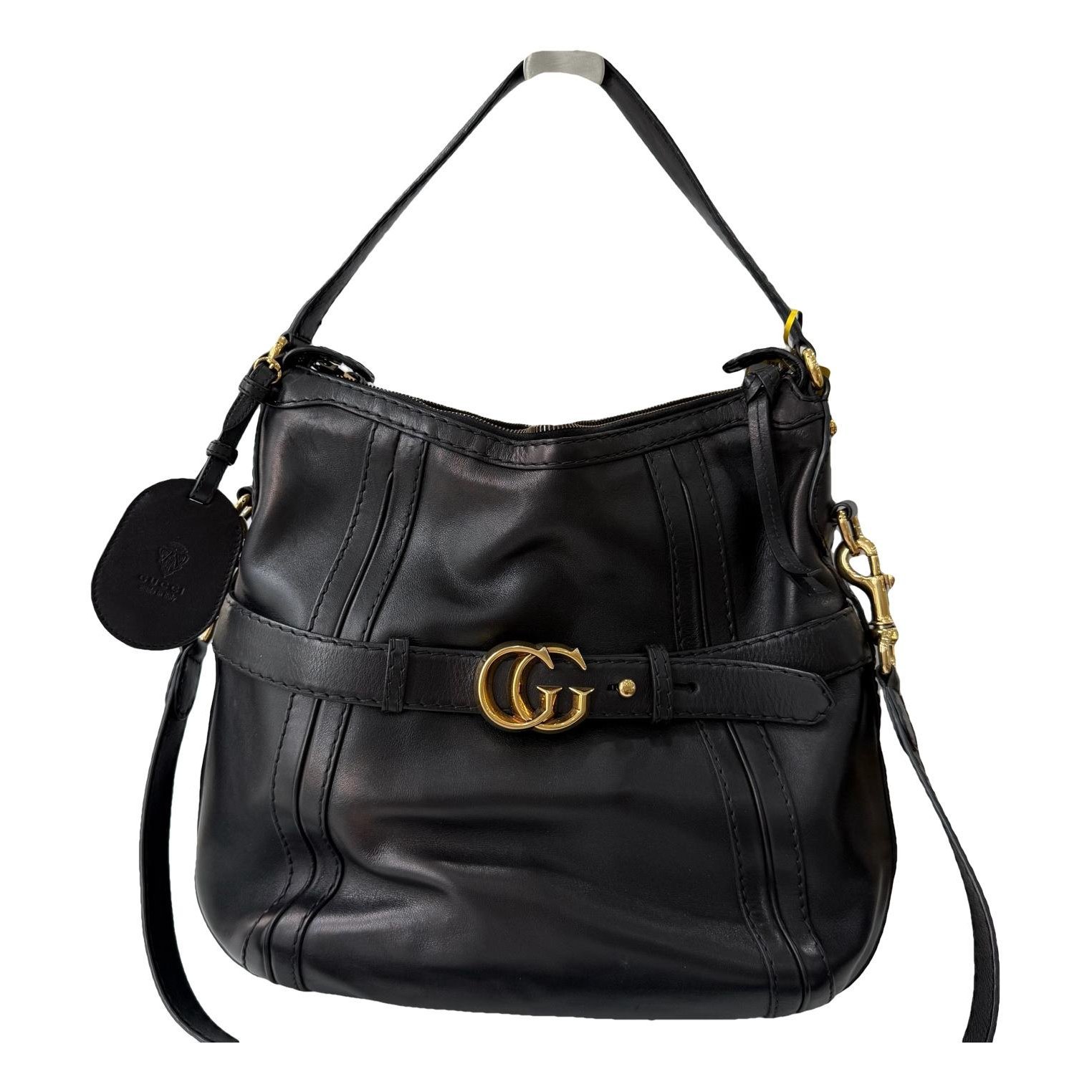 GG Running leather handbag