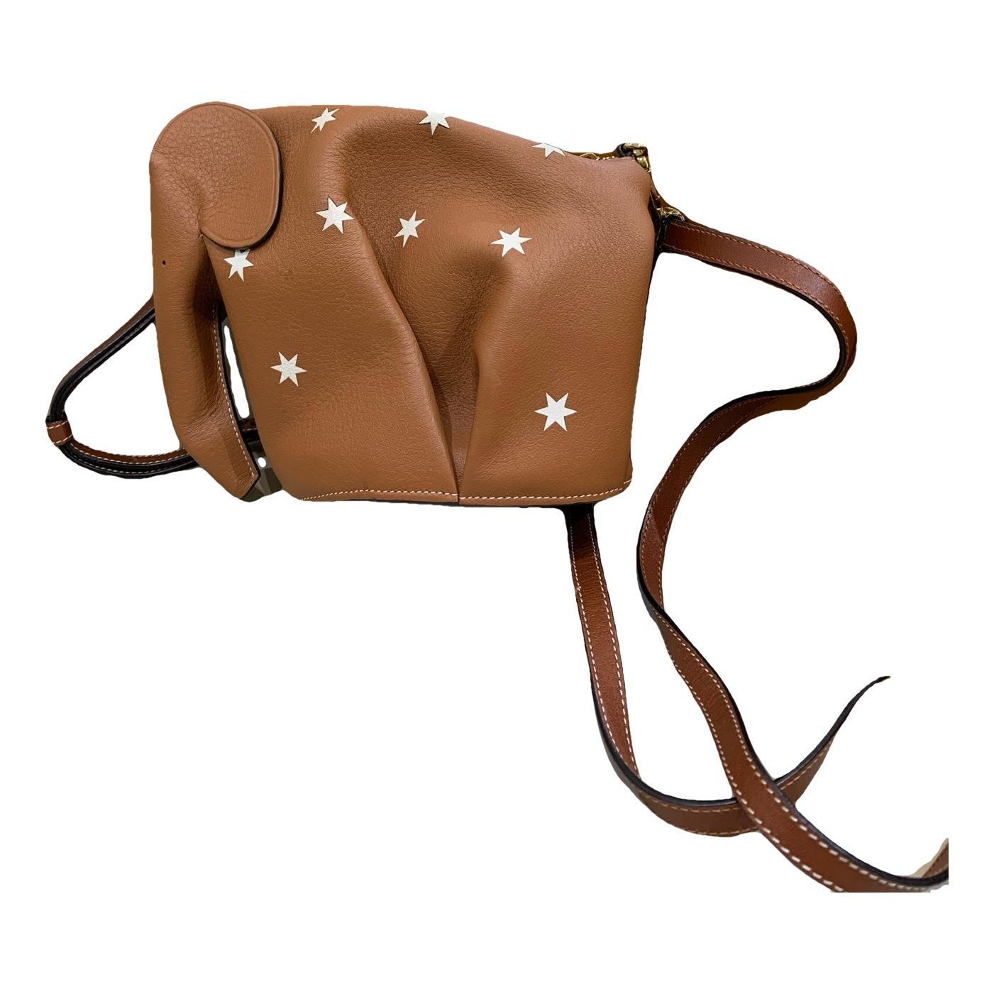 Animals leather handbag