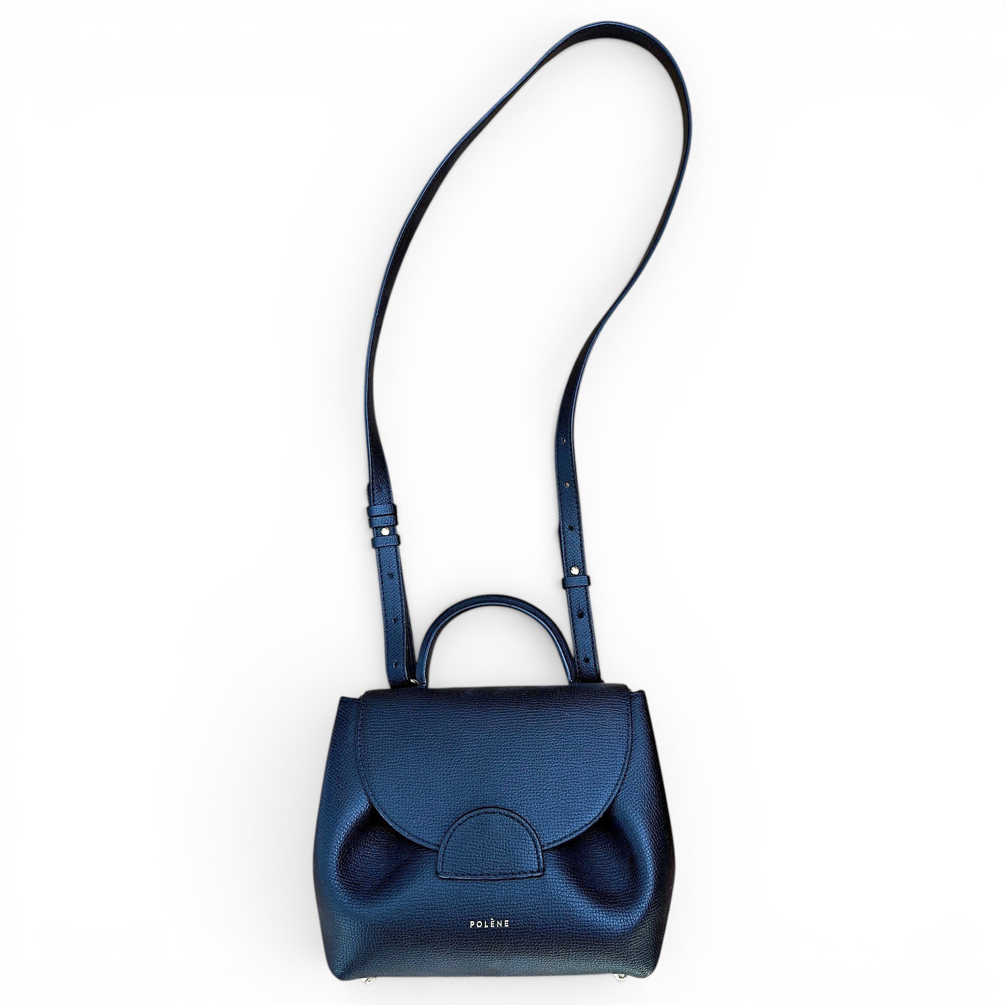 Numéro un nano leather crossbody bag