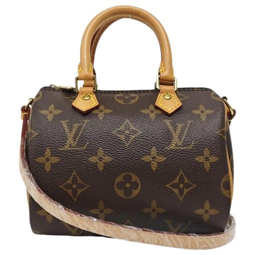 Nano Speedy / Mini HL leather handbag