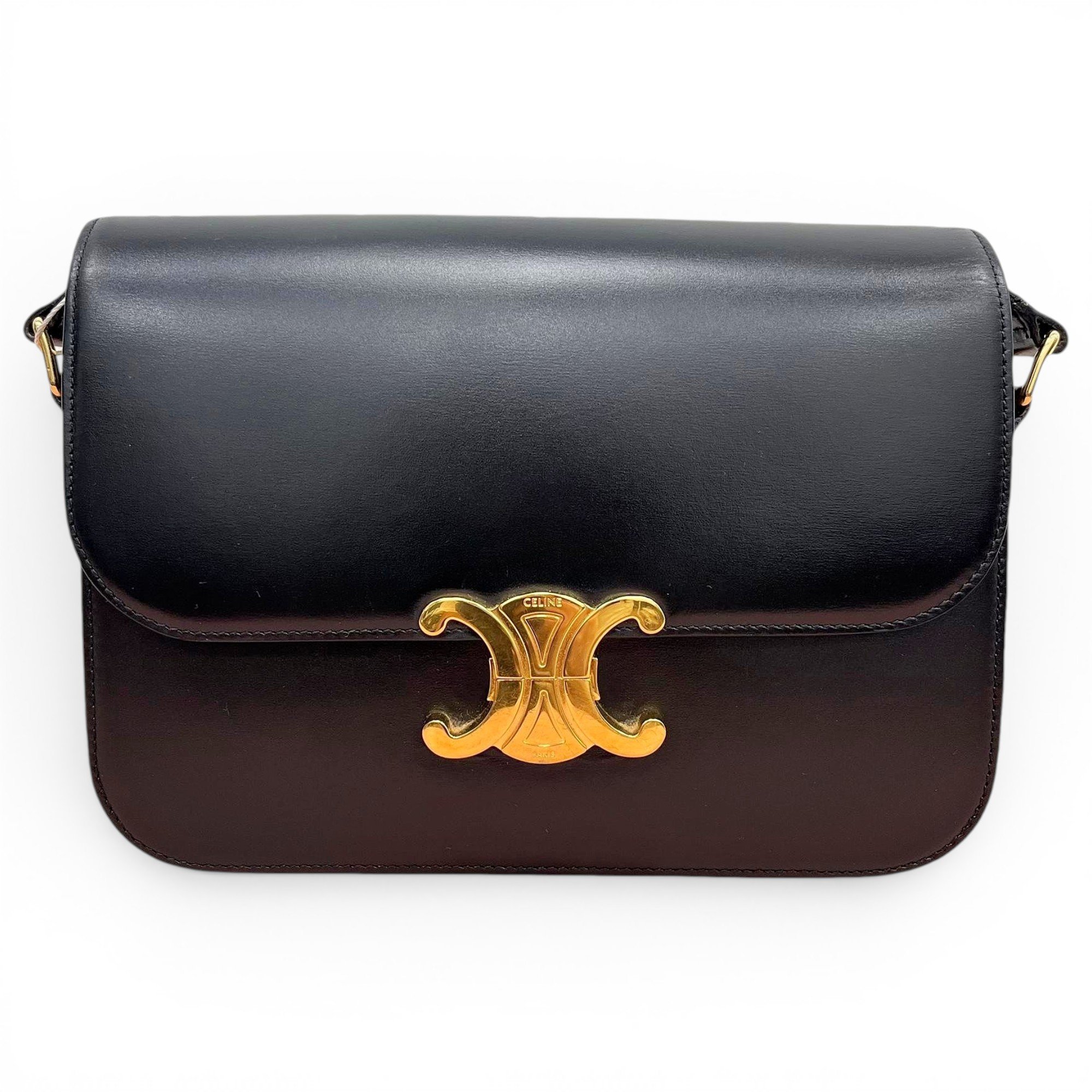 Triomphe leather handbag