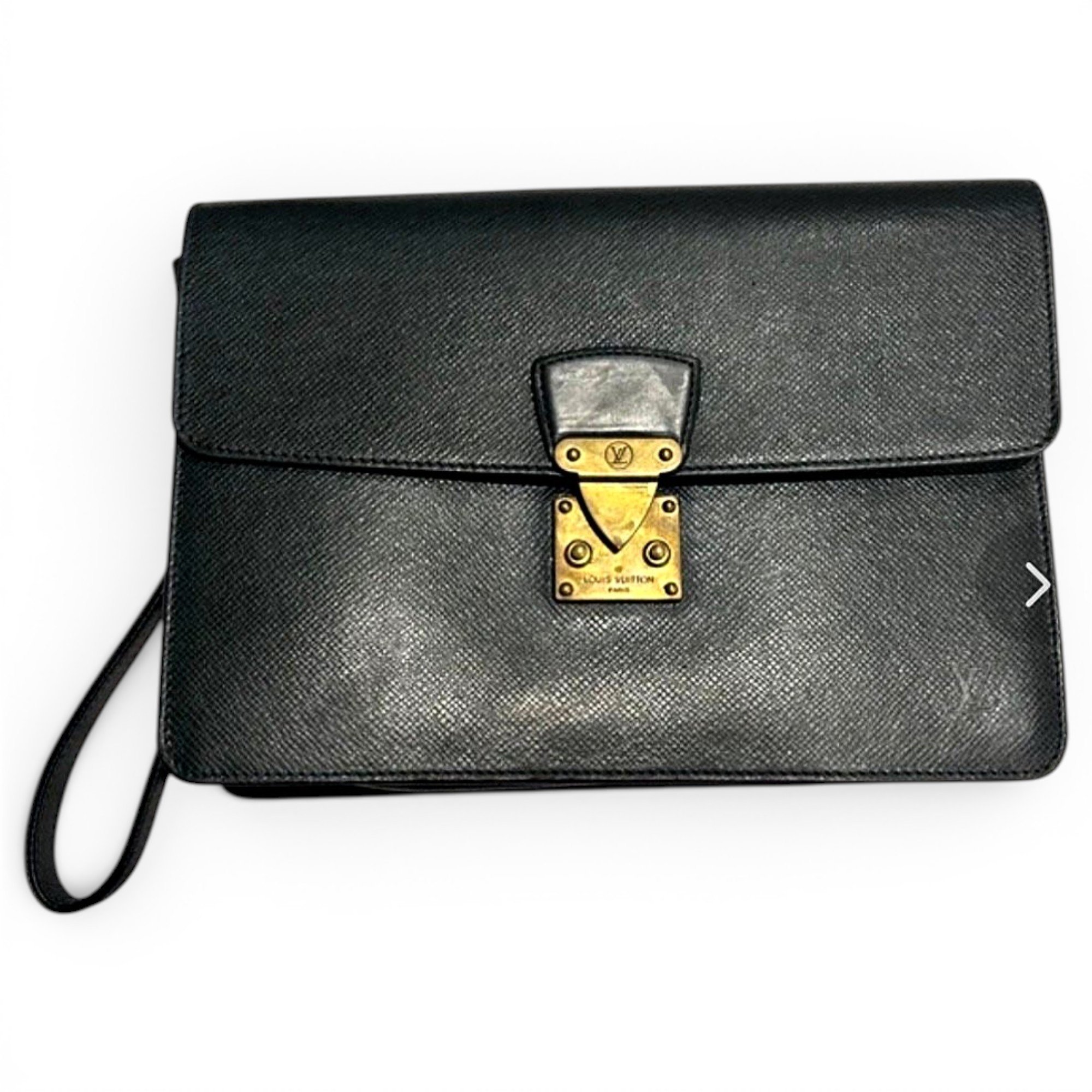 Kourad leather clutch bag