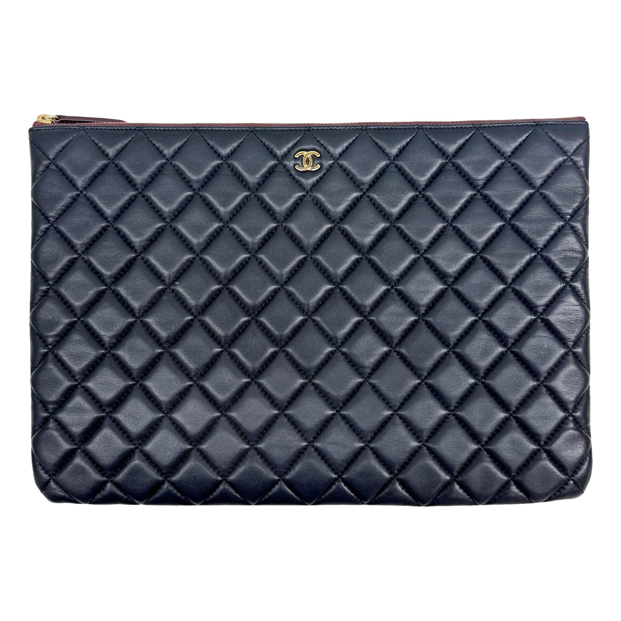 Timeless/Classique leather clutch bag