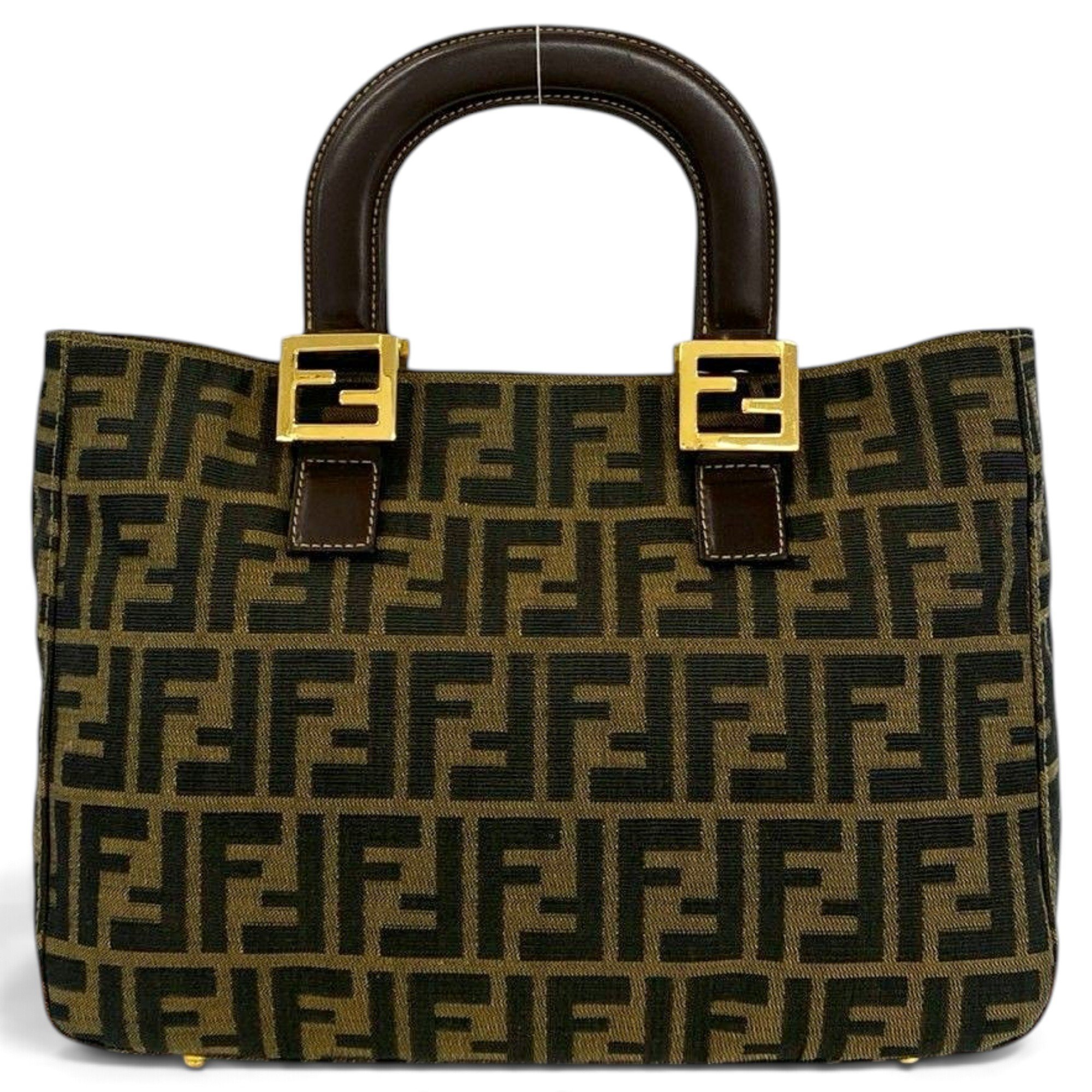 FF leather tote