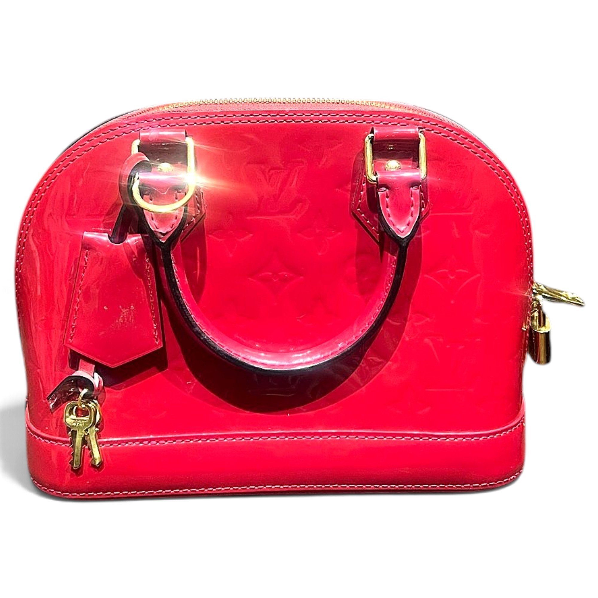 Alma BB patent leather handbag
