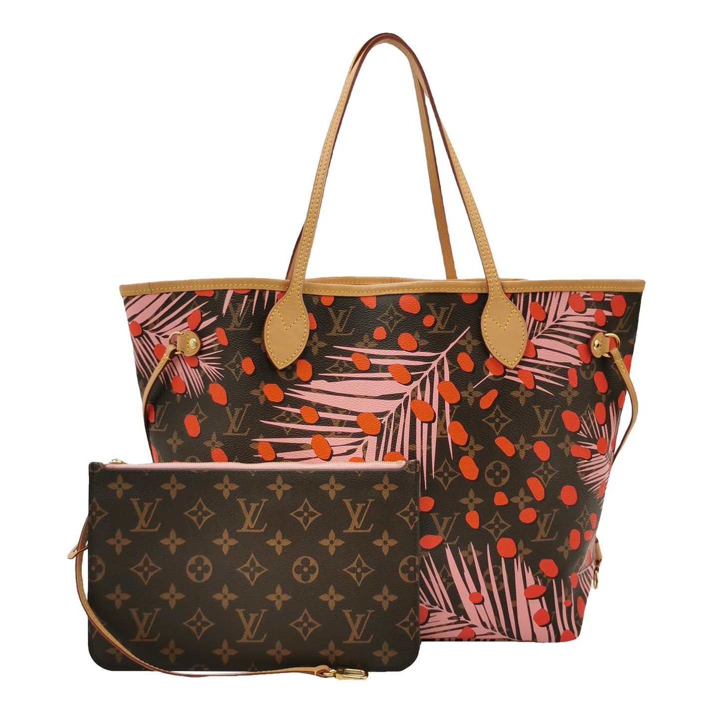 Neverfull leather handbag