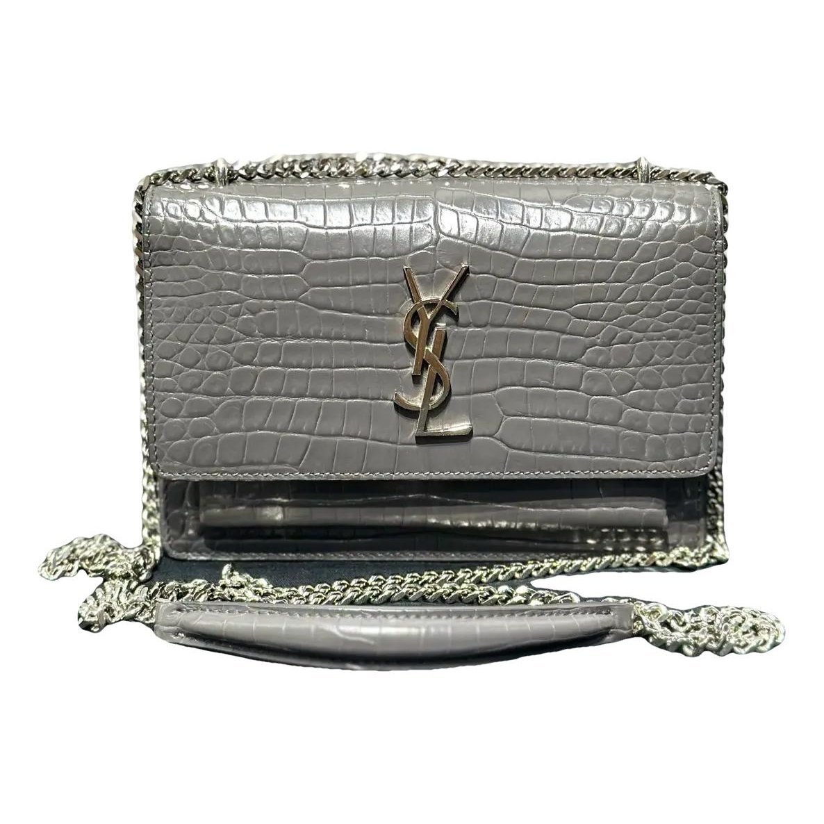 Sunset leather crossbody bag