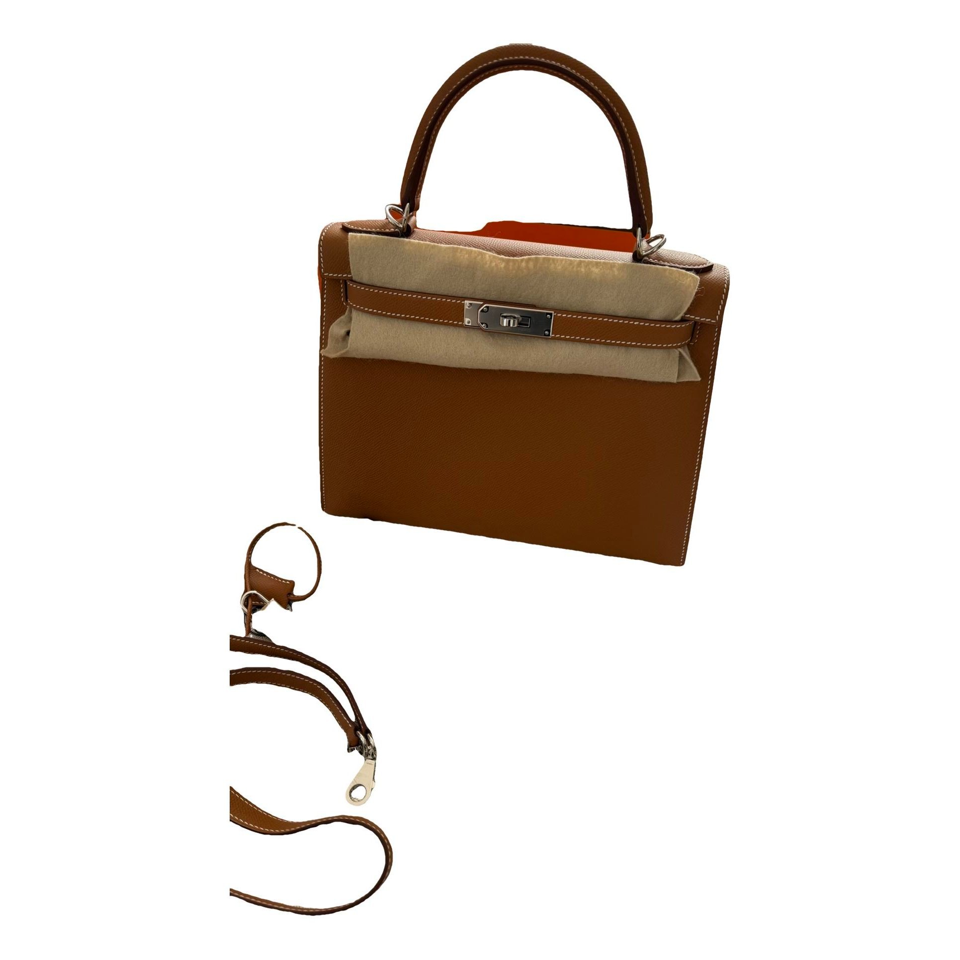 Kelly 28 leather handbag