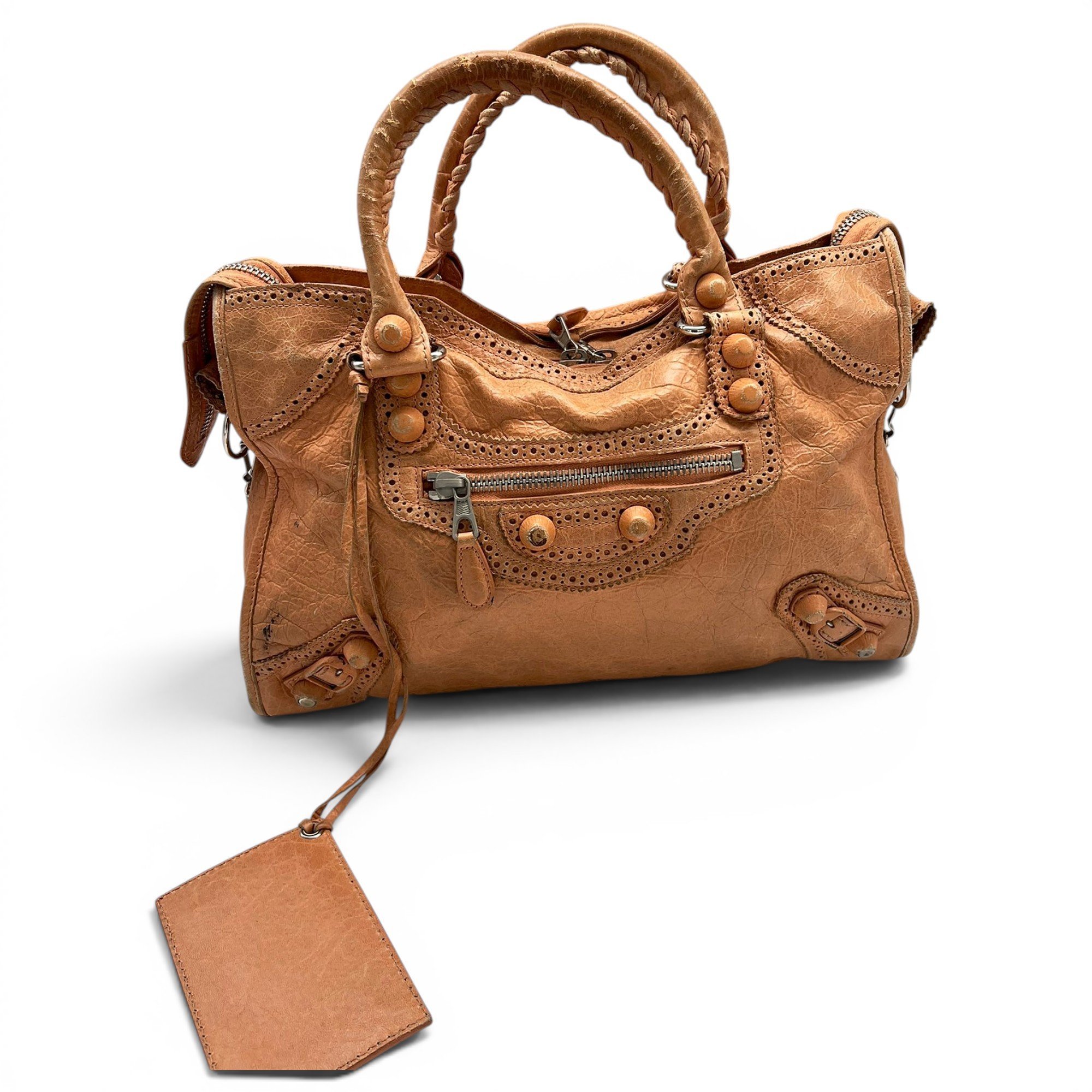 Leather handbag