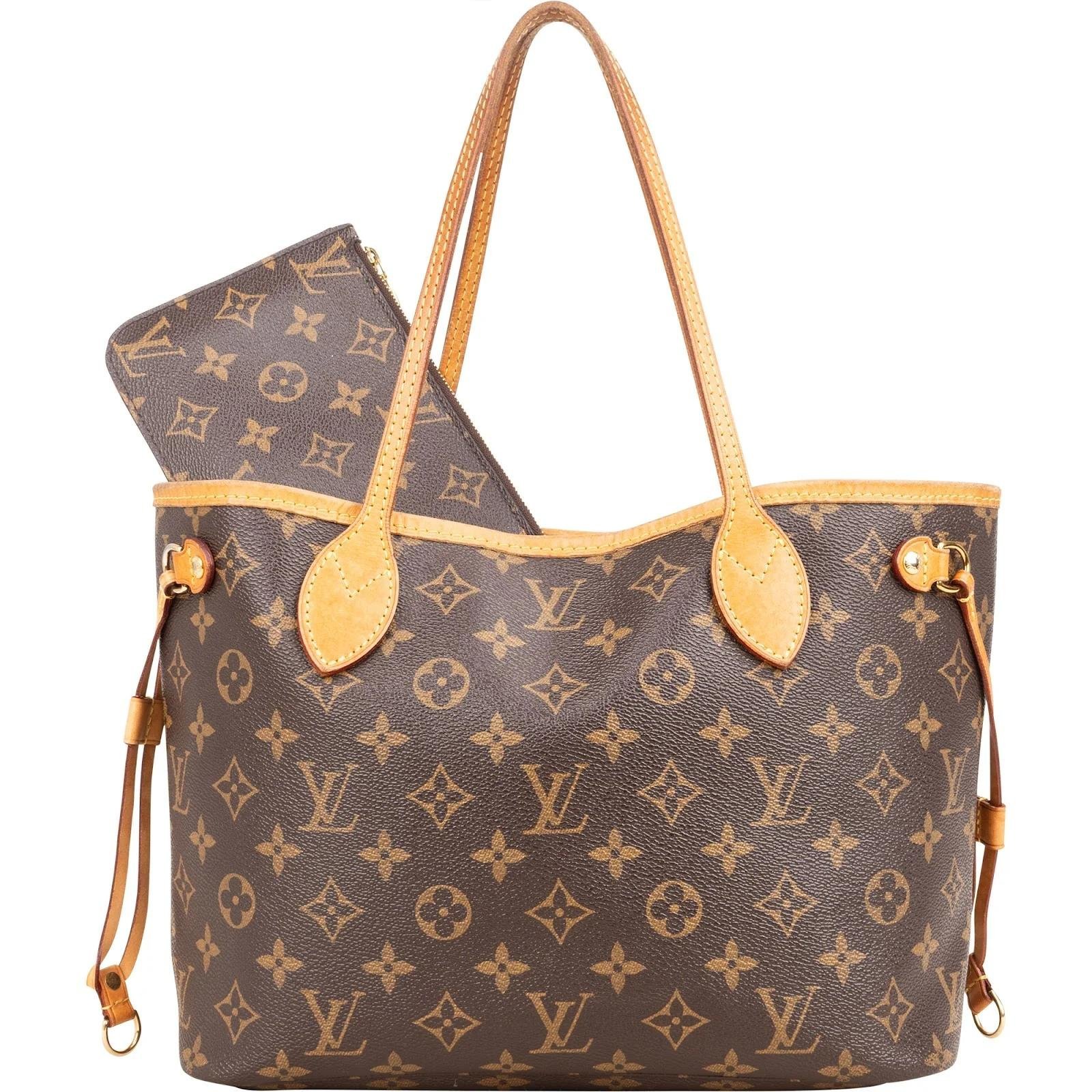 Neverfull leather handbag